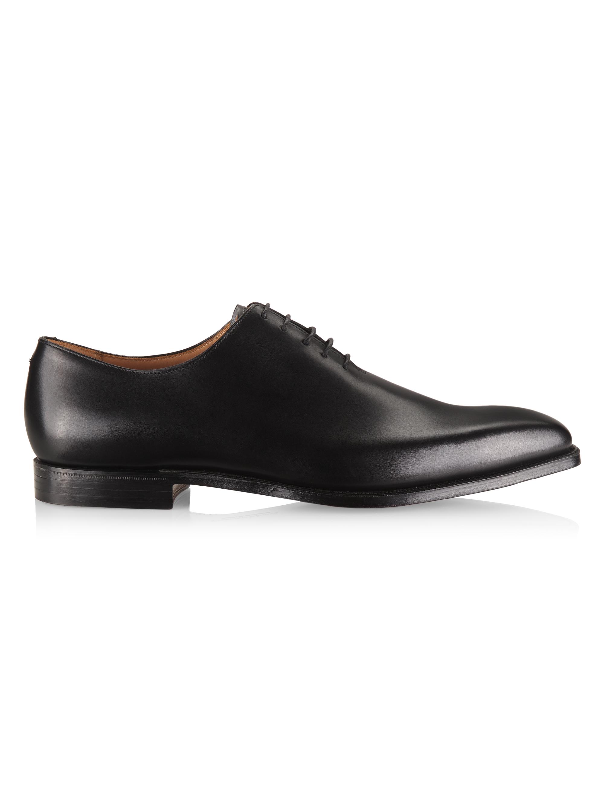 Crockett & Jones Men's Main Alex Leather Oxford Shoes - Black Calf