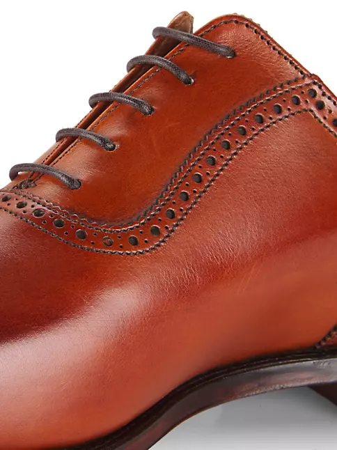 Shop Crockett & Jones Main Westbourne Leather Oxford Shoes | Saks 