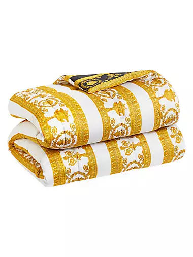 Baroque-Print Robe Comforter