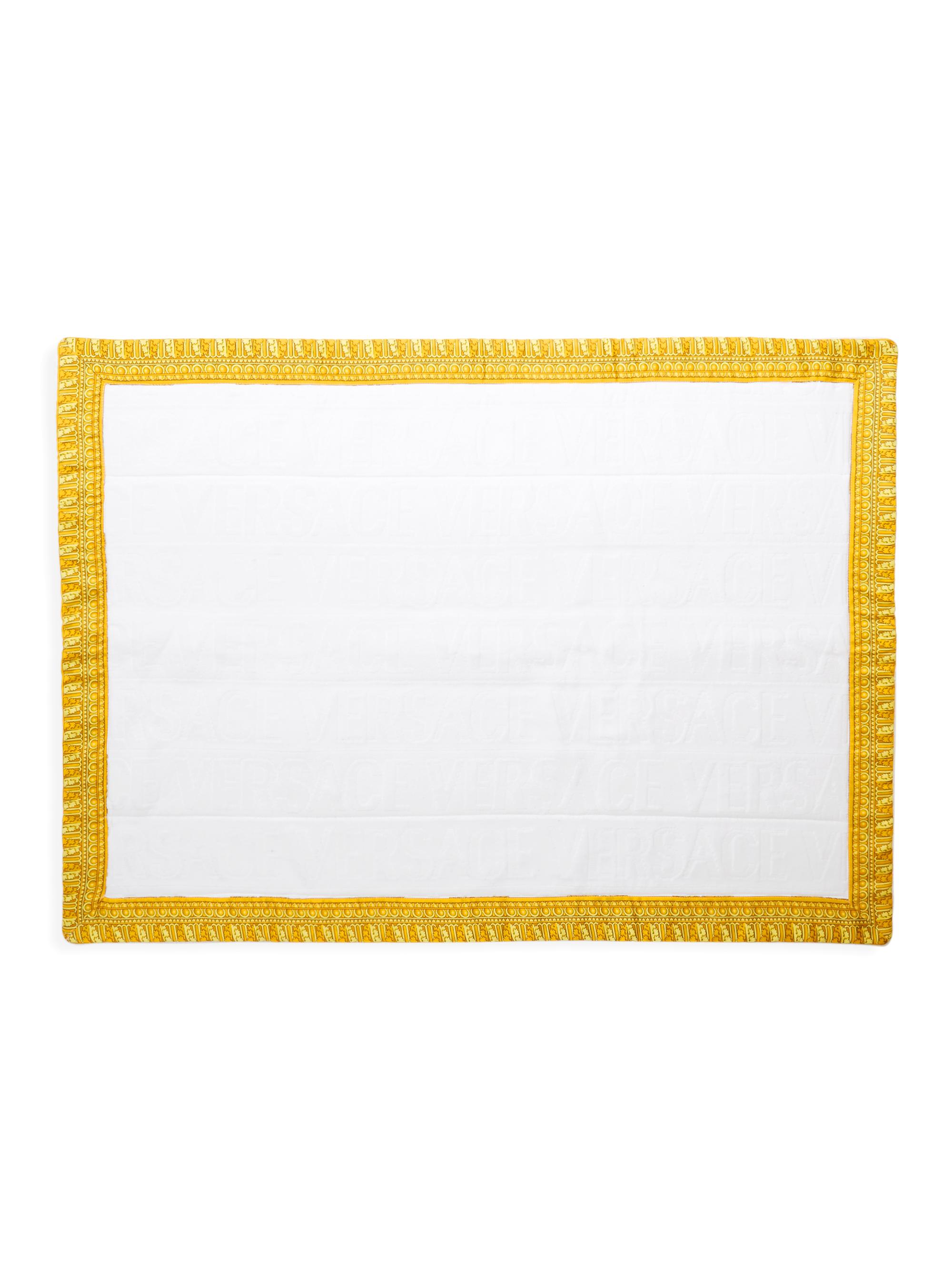 Versace Baroque Robe Bath Mat - White | Thumbnail 3