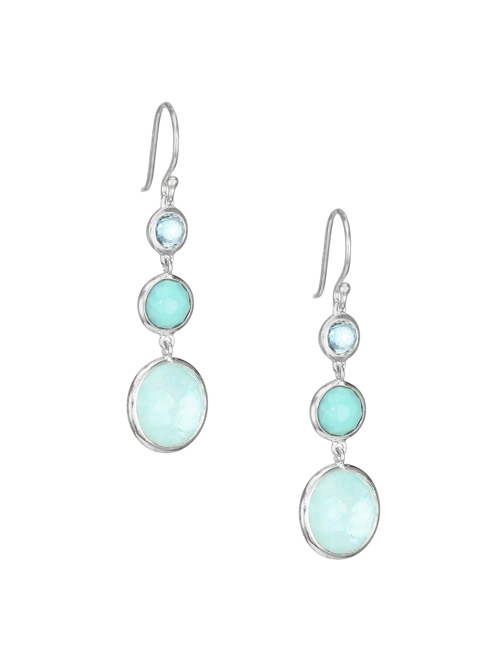 Ippolita Women's Lollipop Lollitini Sterling Silver & Multi-Stone Triple-Drop Earrings - Silver