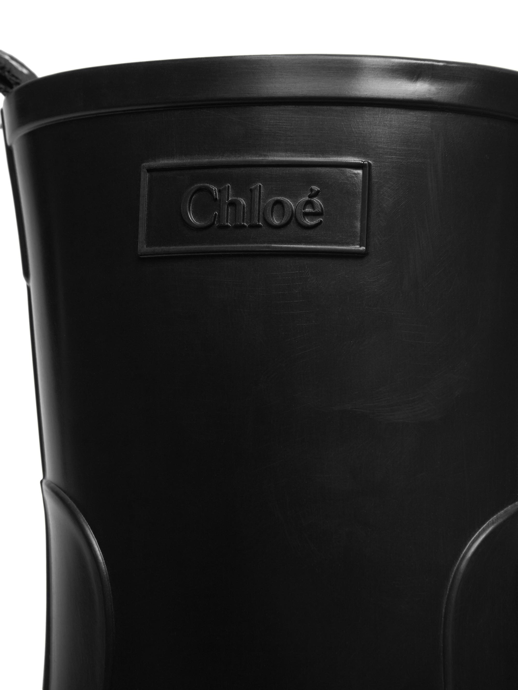 Chloé Betty PVC Lug Sole Rain Boots | Saks Fifth Avenue