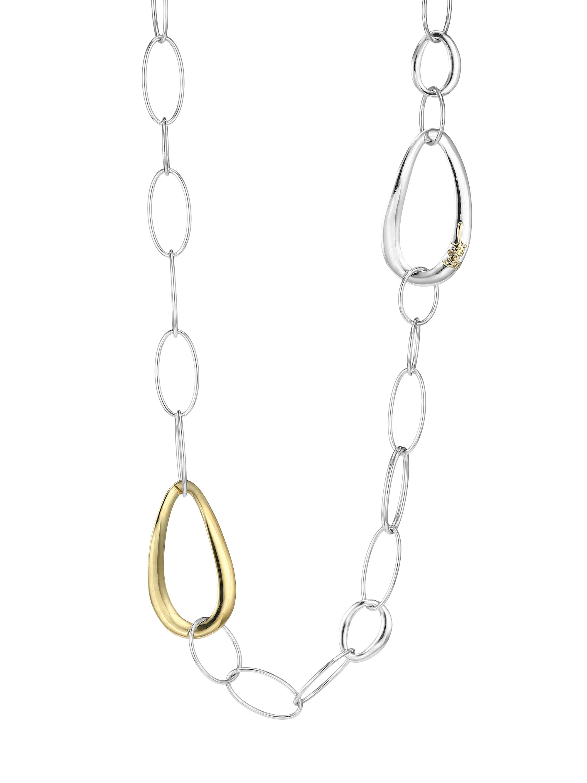 Ippolita Women's Classico Chimera Two-Tone Handmade Cherish Chain Necklace - Silver