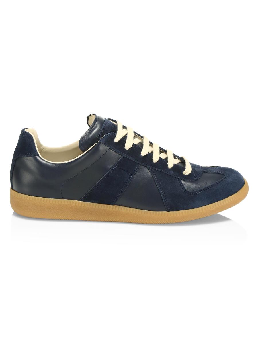 Maison Margiela Replica Leather & Suede Sneakers | Saks