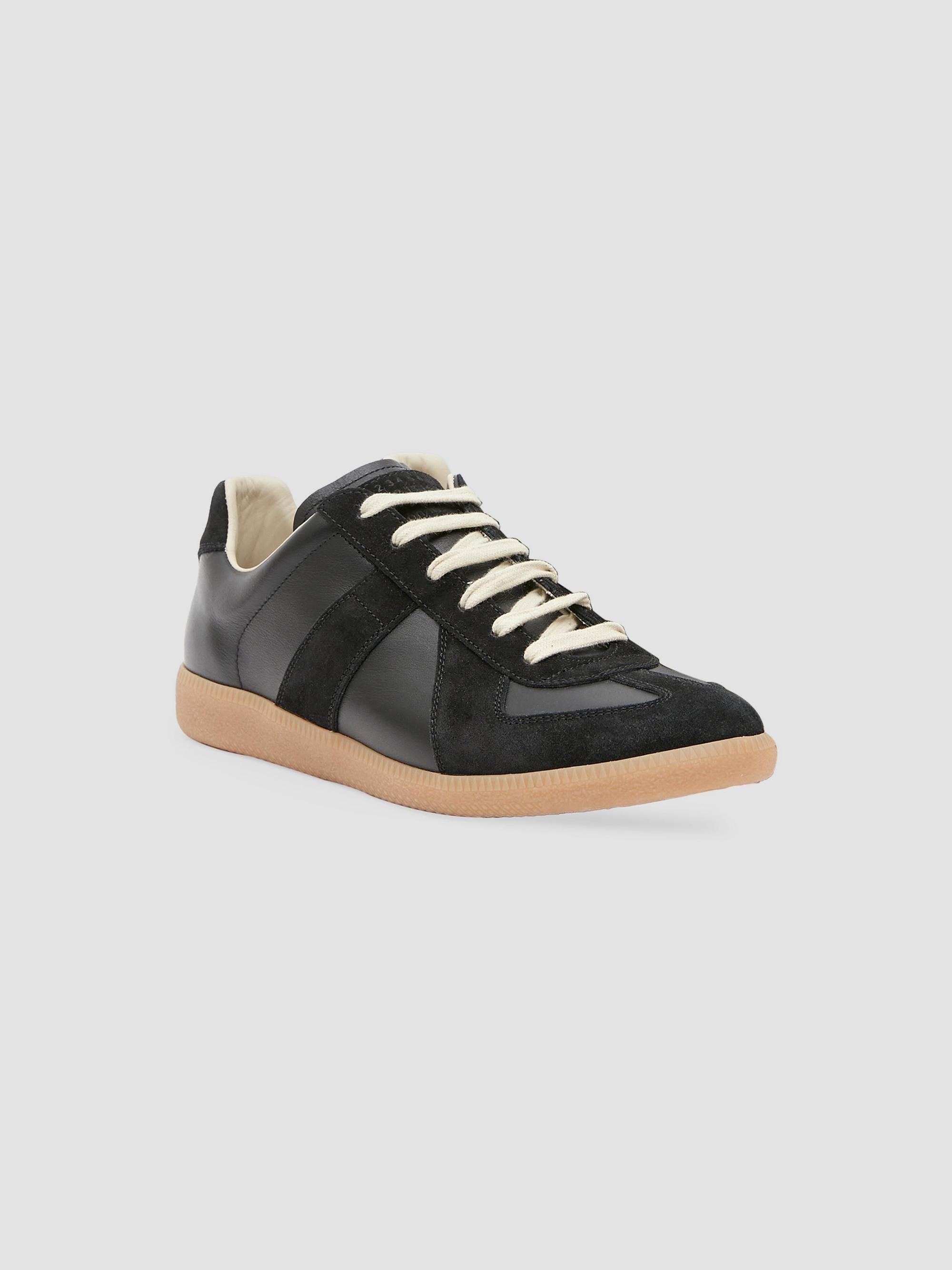 Maison Margiela Replica Leather & Suede Sneakers | Saks Fifth Avenue