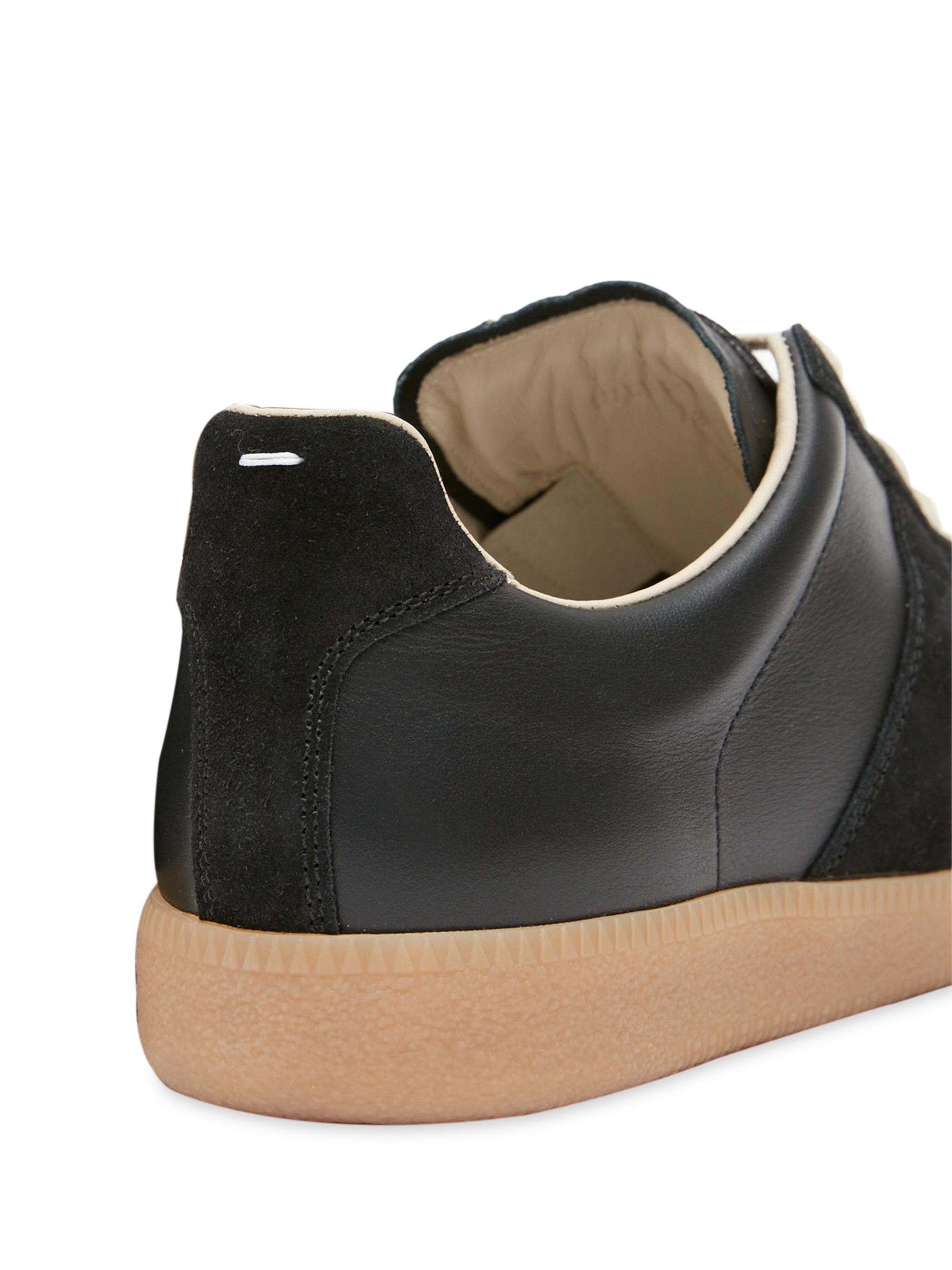 Maison Margiela Replica Leather & Suede Sneakers | Saks Fifth Avenue