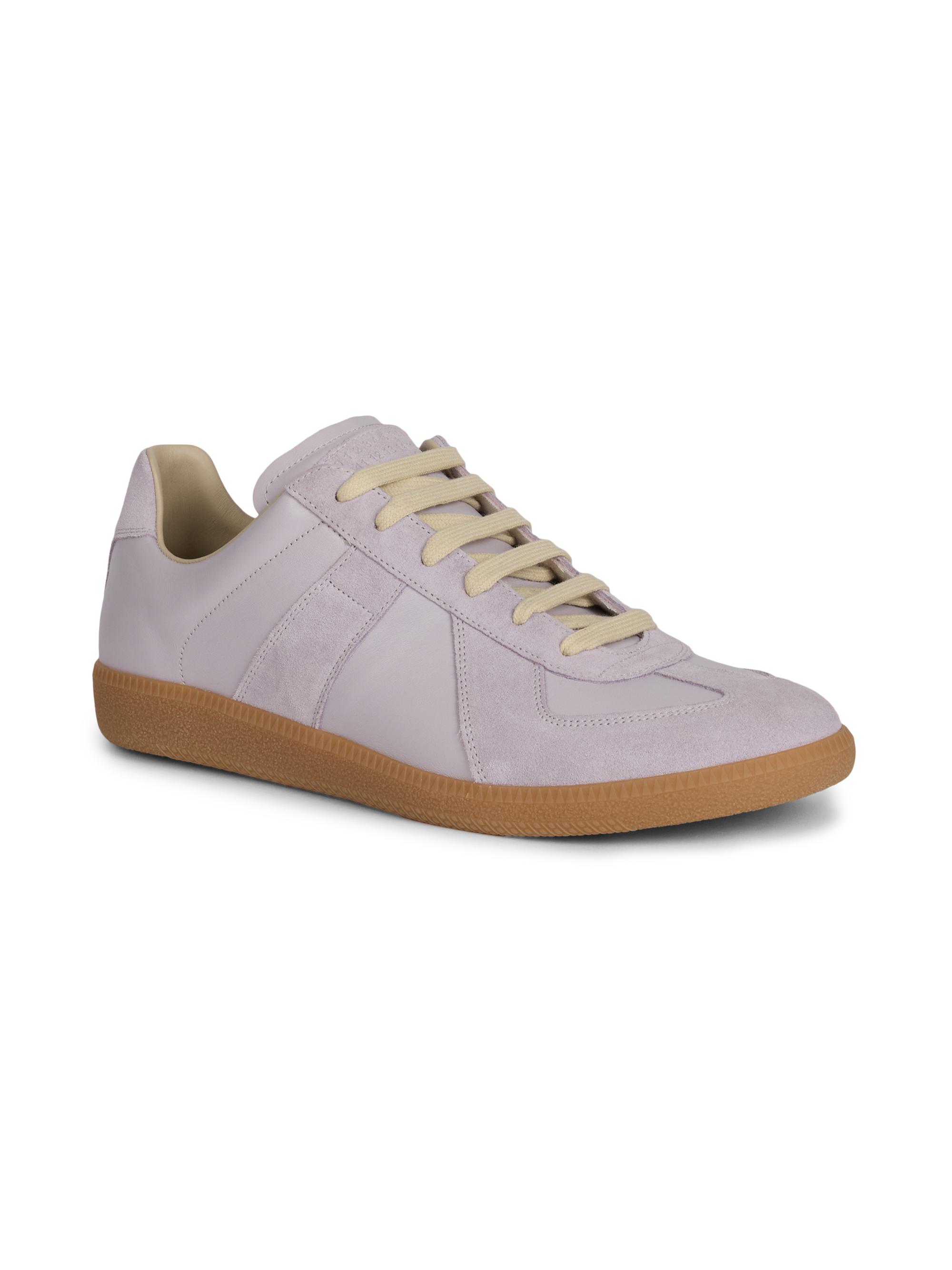 Replica Leather & Suede Sneakers