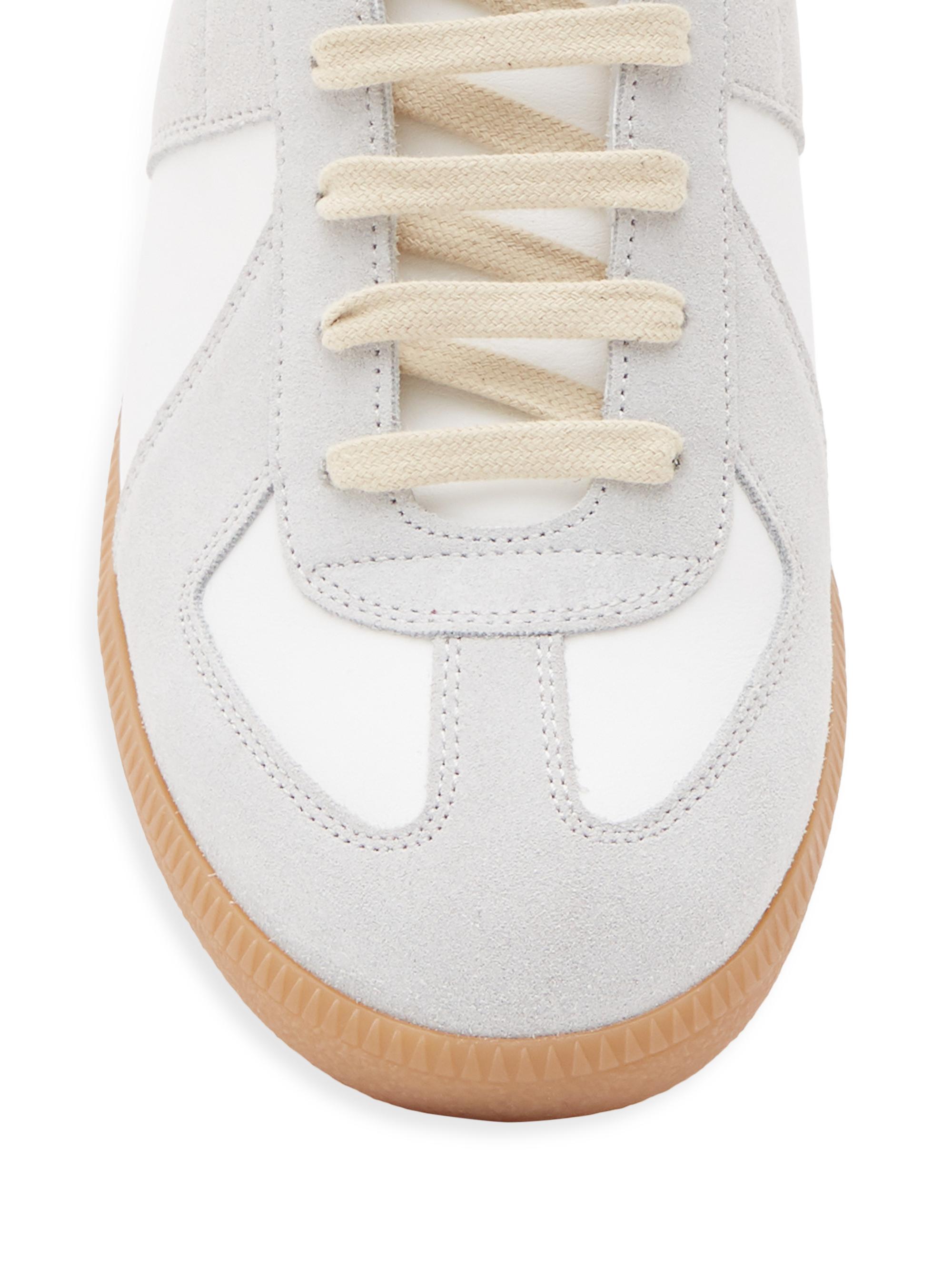 Replica Leather & Suede Sneakers