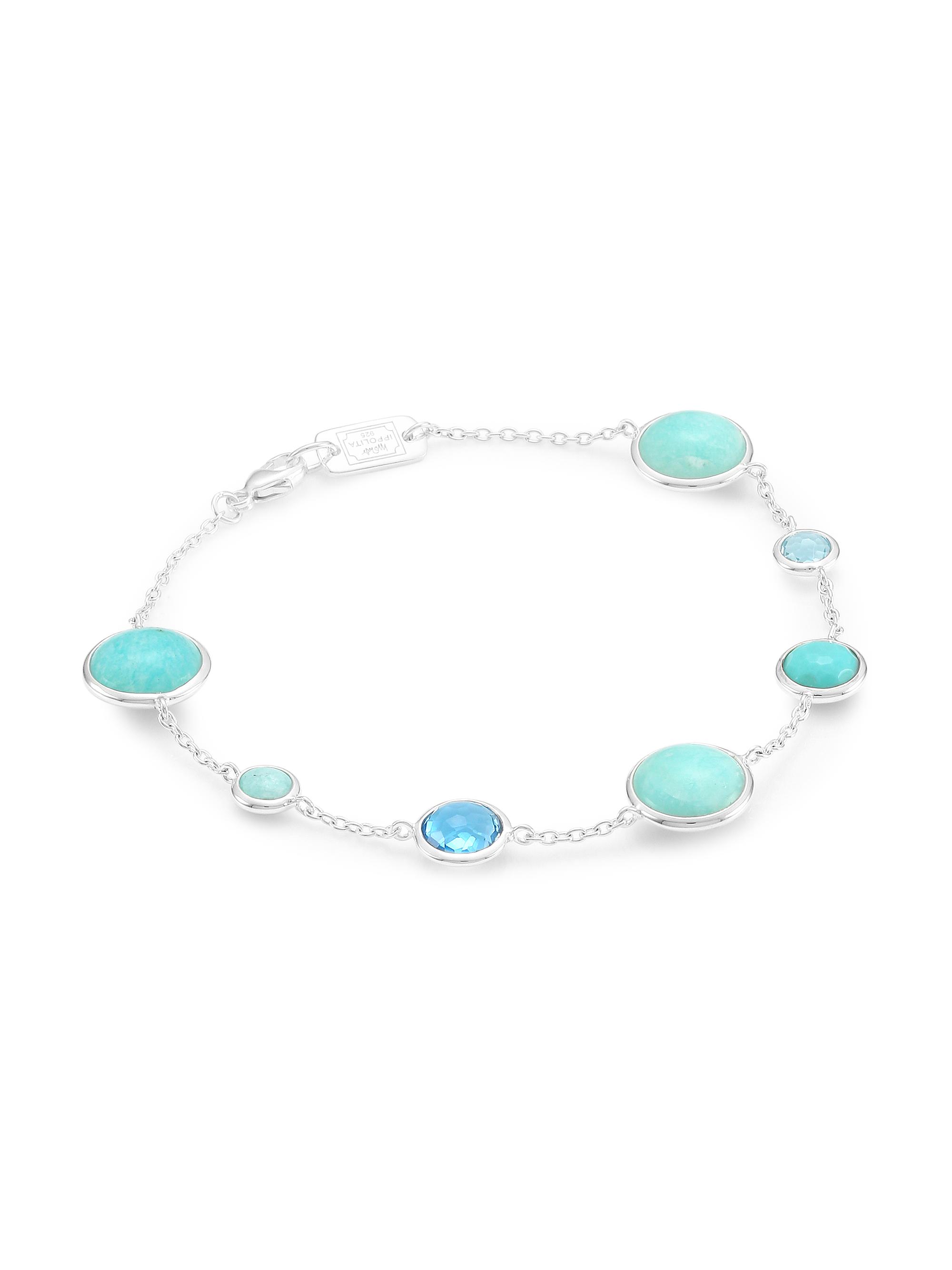 Ippolita Women's Lollipop Sterling Silver & Multi-Stone Soft Bracelet - Silver