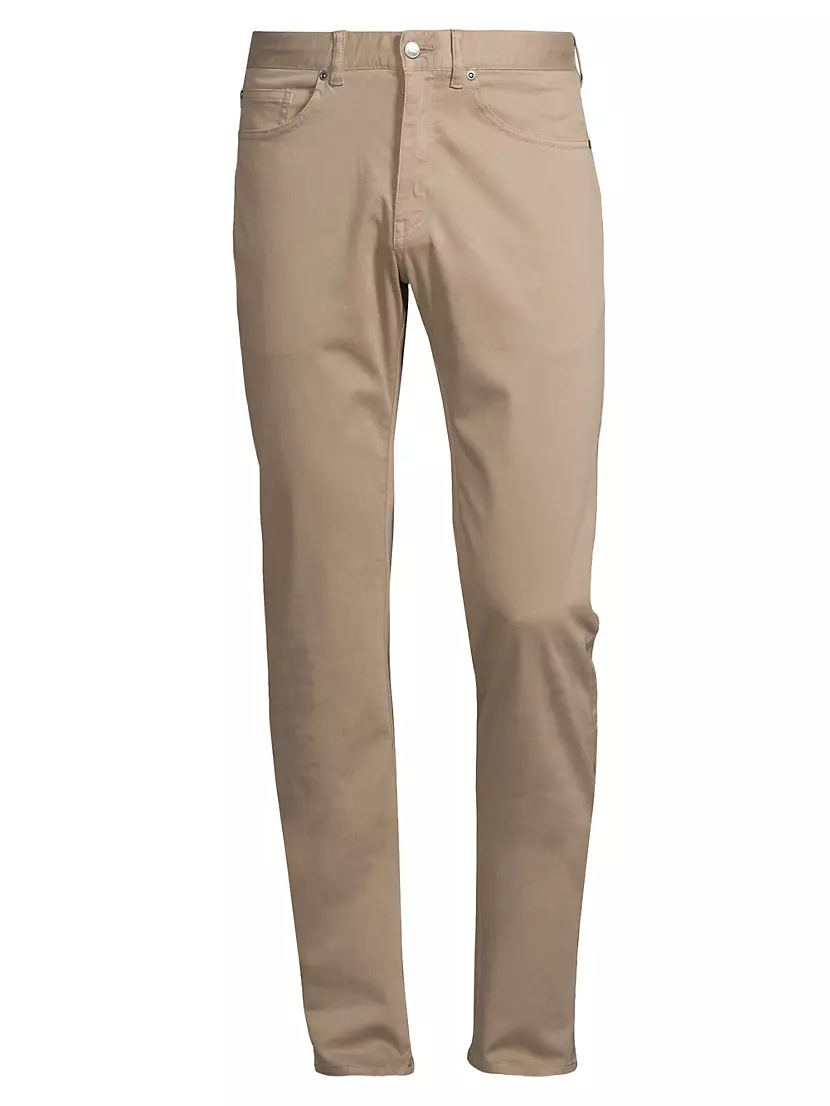 Shop Peter Millar Regular-Fit Ultimate Sateen Five-Pocket Pants