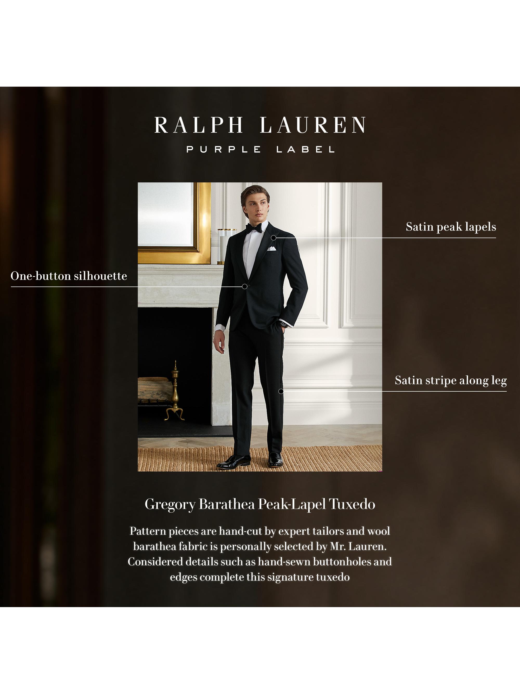Ralph Lauren Purple Label Gregory Wool Barathea Peak Tuxedo | Saks