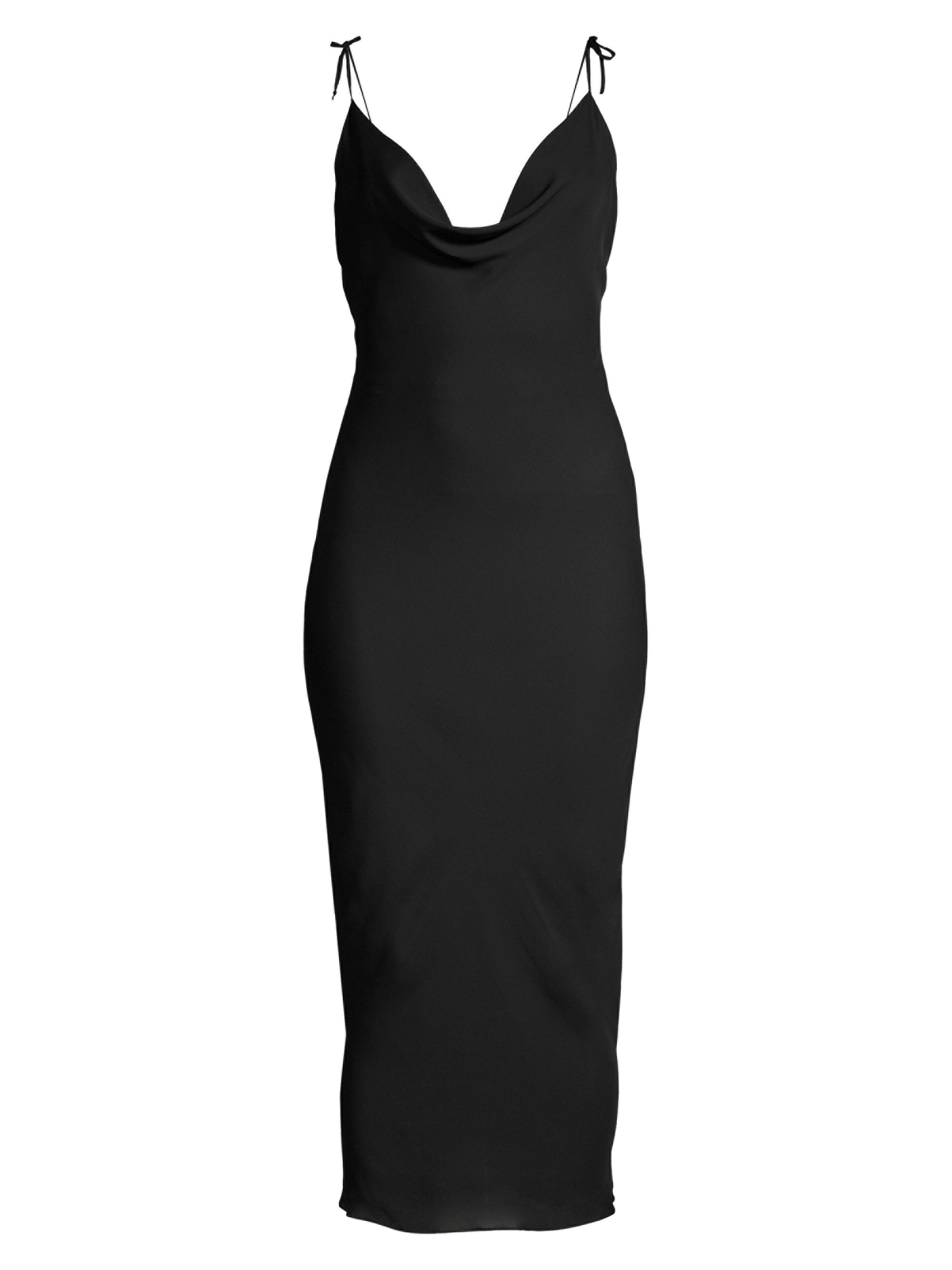 Kiki de Montparnasse Tie Strap Midi Slip Dress