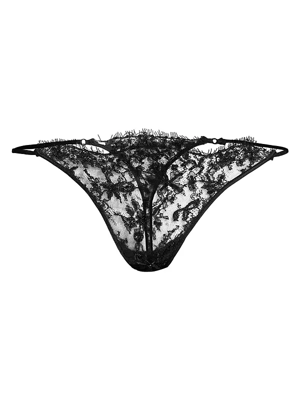 Beaded Lace Thong