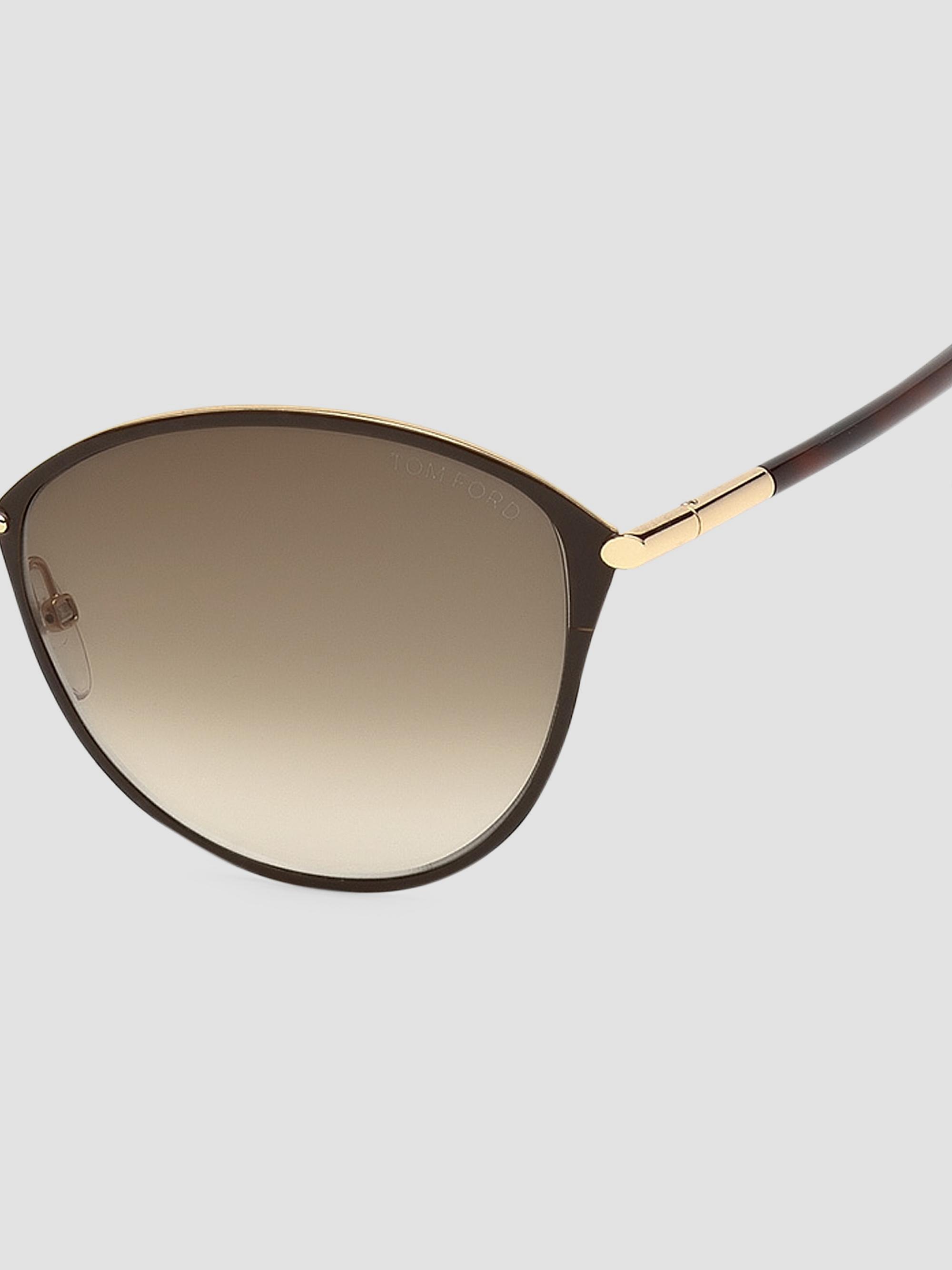 TOM FORD Penelope 59MM Polarized Lens Oversize Round  display picture 1