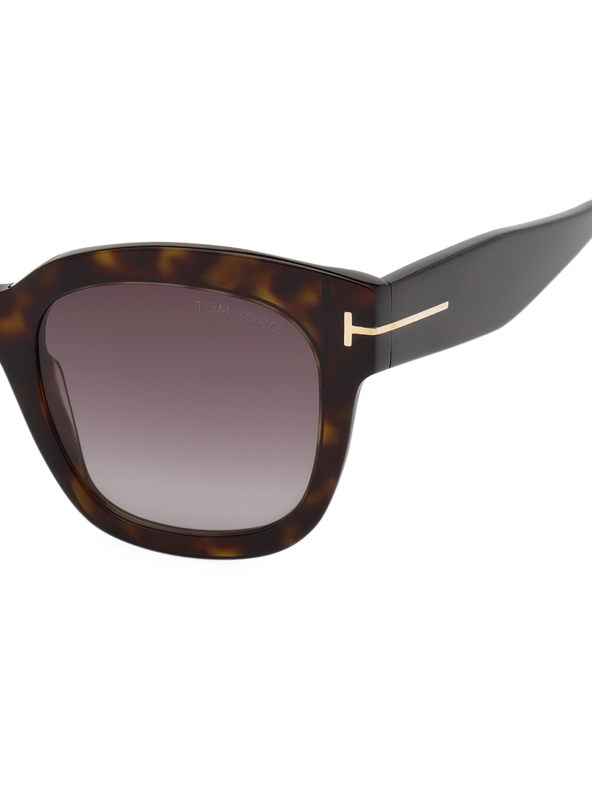 TOM FORD Beatrix 52MM Polarized Lens Square Sunglasses  display picture 2
