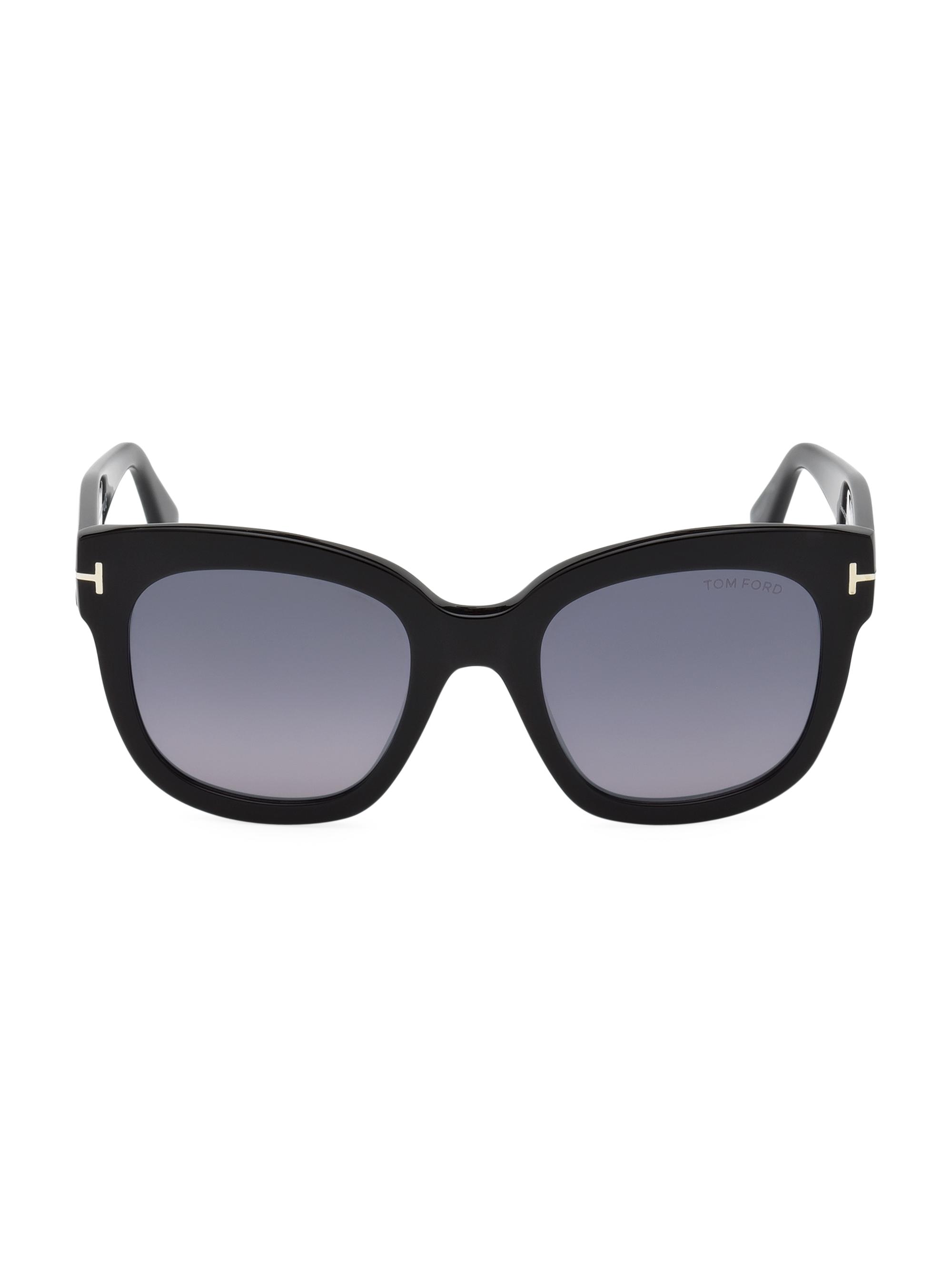 tom TOM FORD Beatrix 52MM Polarized Lens Square Sunglasses