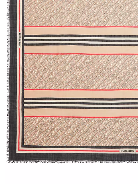 Burberry Monogram Stripe Cashmere Scarf - Farfetch