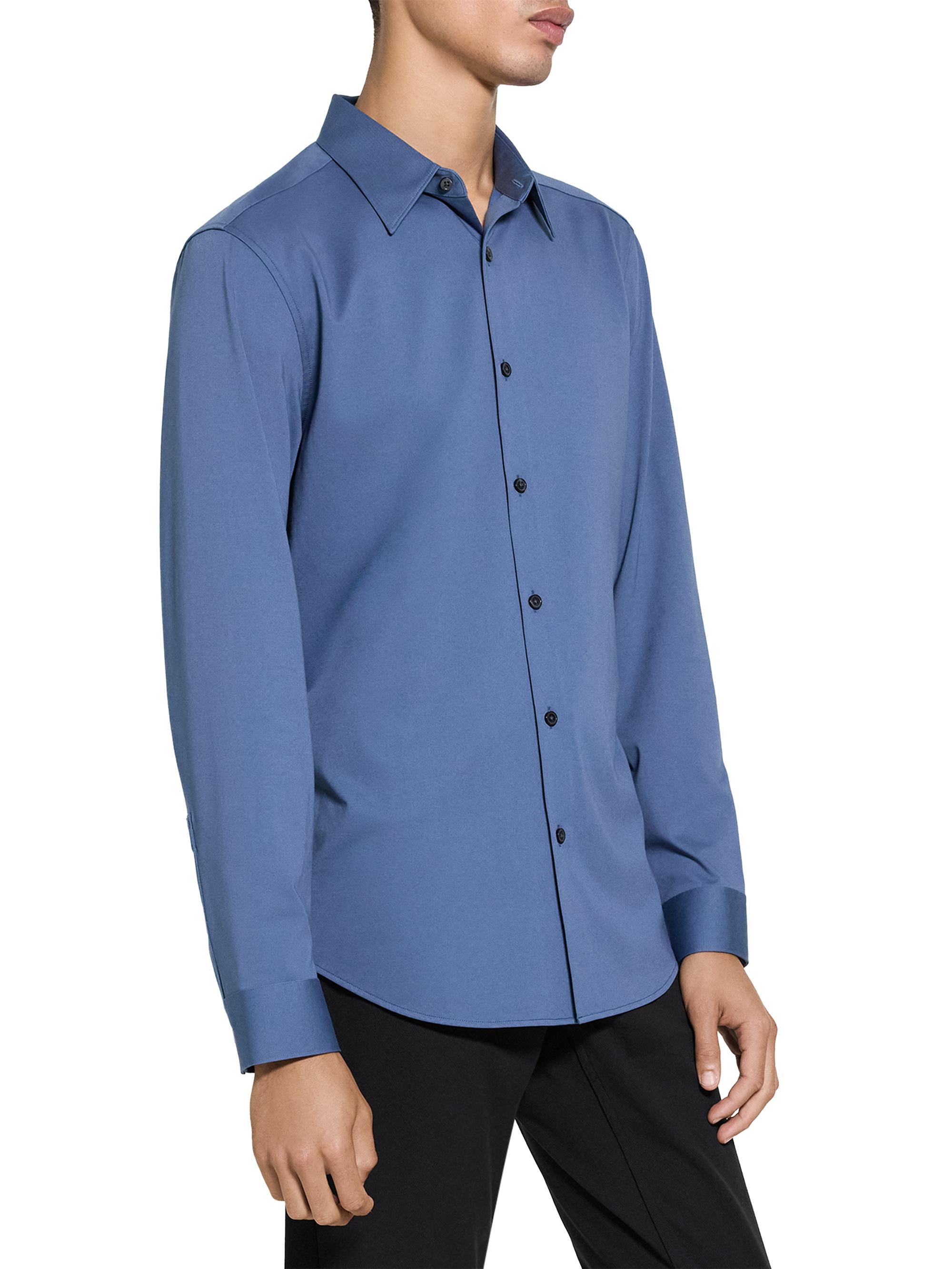 Theory Sylvain Structure Knit Shirt | Saks Fifth Avenue