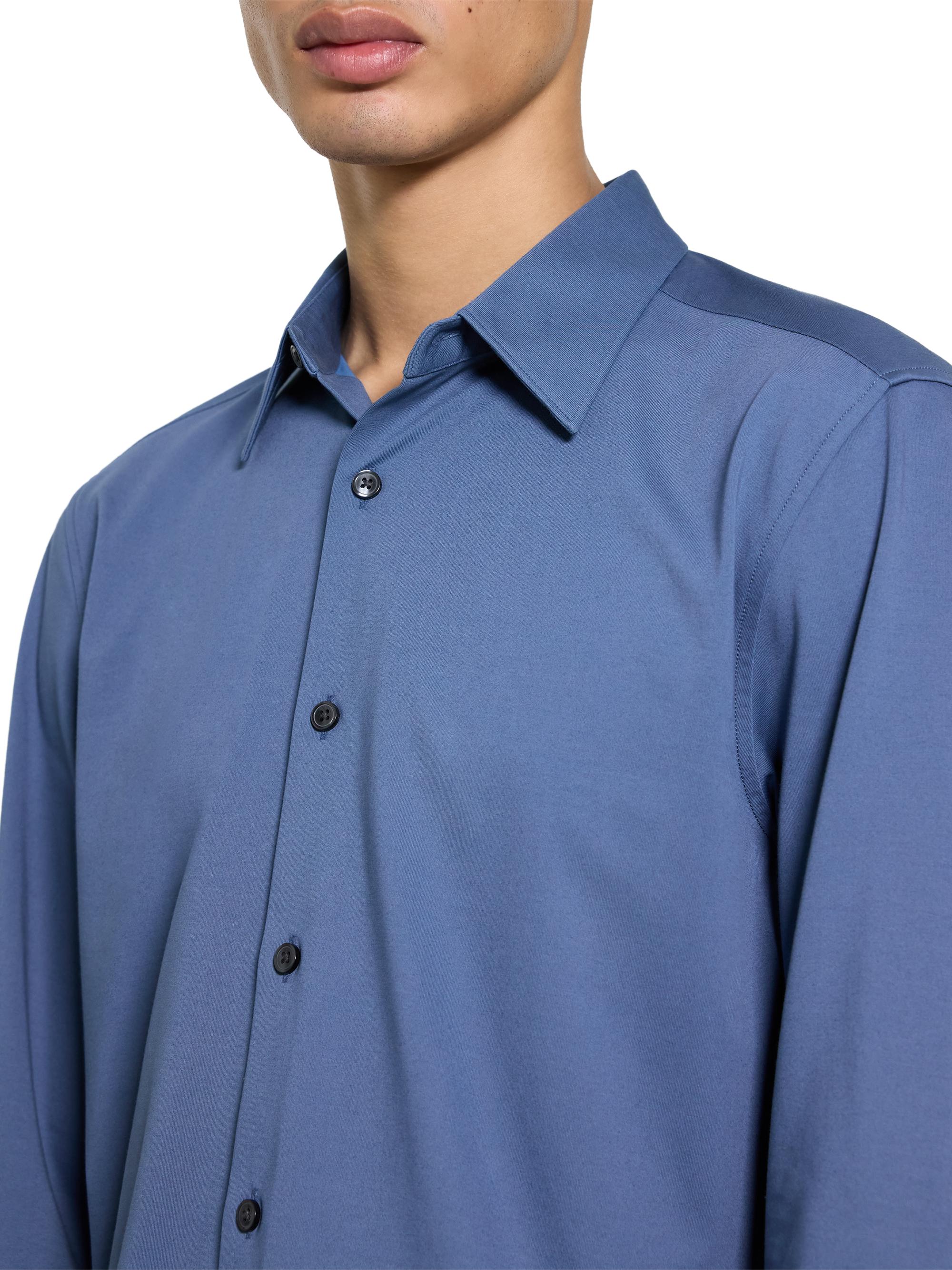 Theory Sylvain Structure Knit Shirt | Saks Fifth Avenue