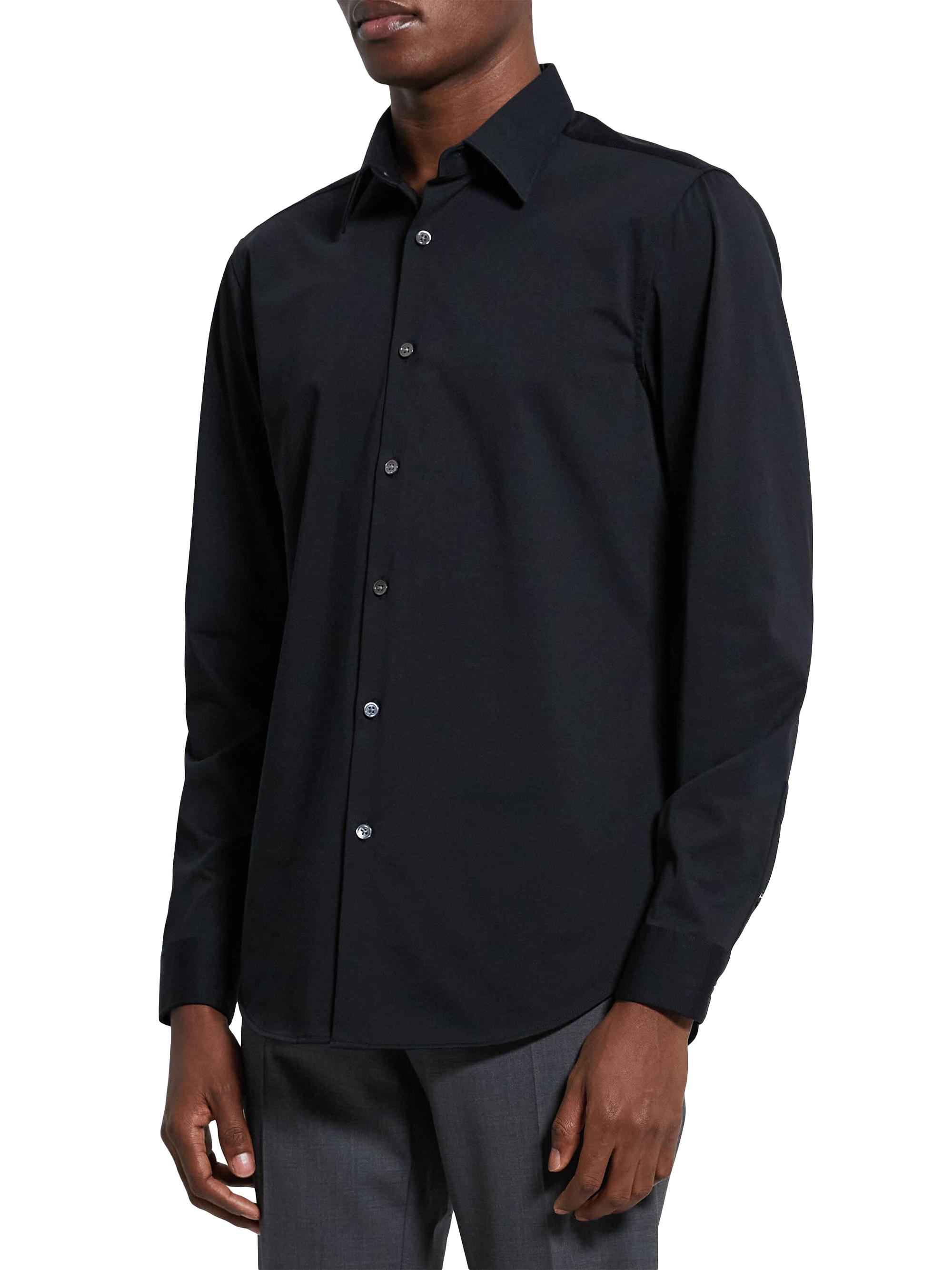 Theory Sylvain Structure Knit Shirt | Saks Fifth Avenue