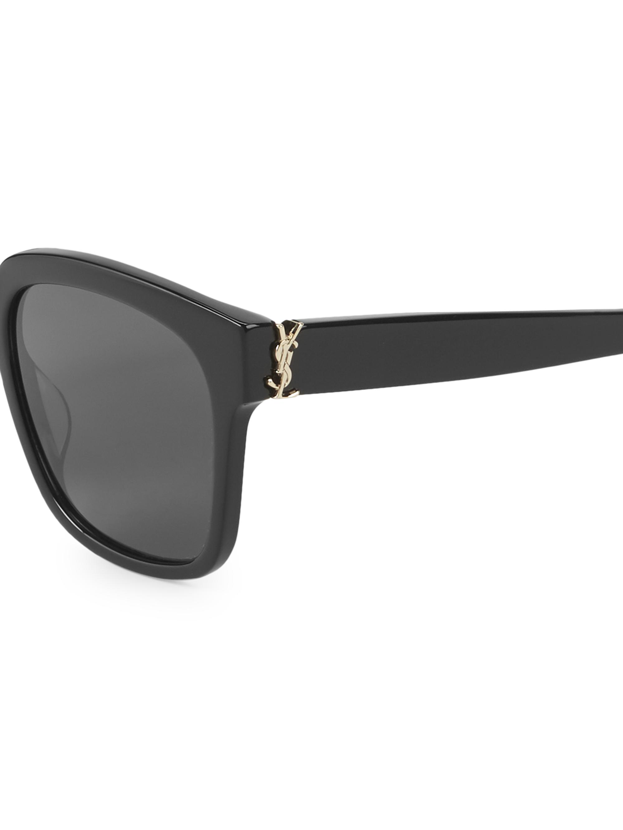 Saint Laurent 54MM Square Sunglasses | Saks Fifth Avenue