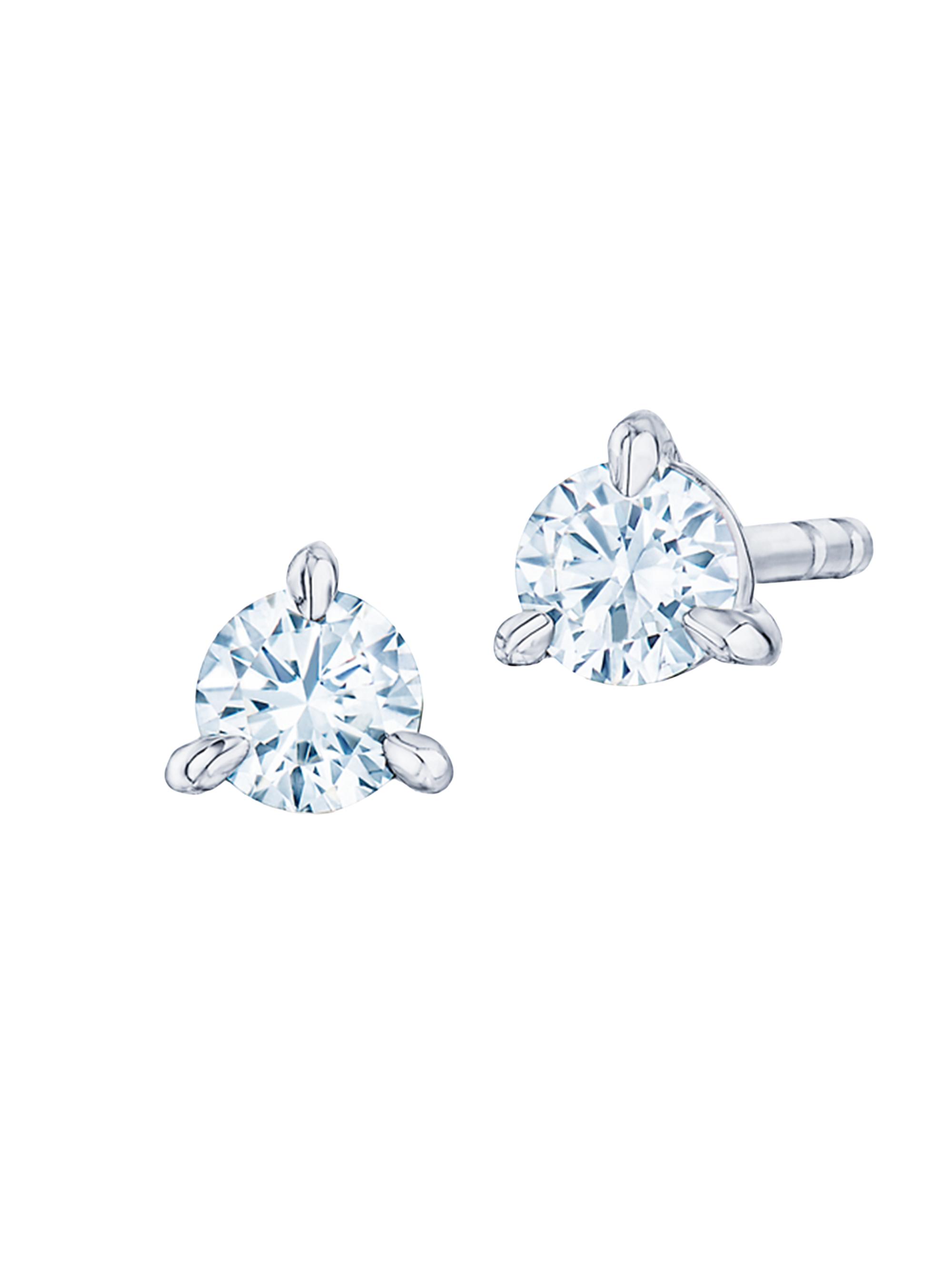 Kwiat Women's Stud Platinum & Diamond Solitaire Round Stud Earrings/0.25 TCW - Platinum