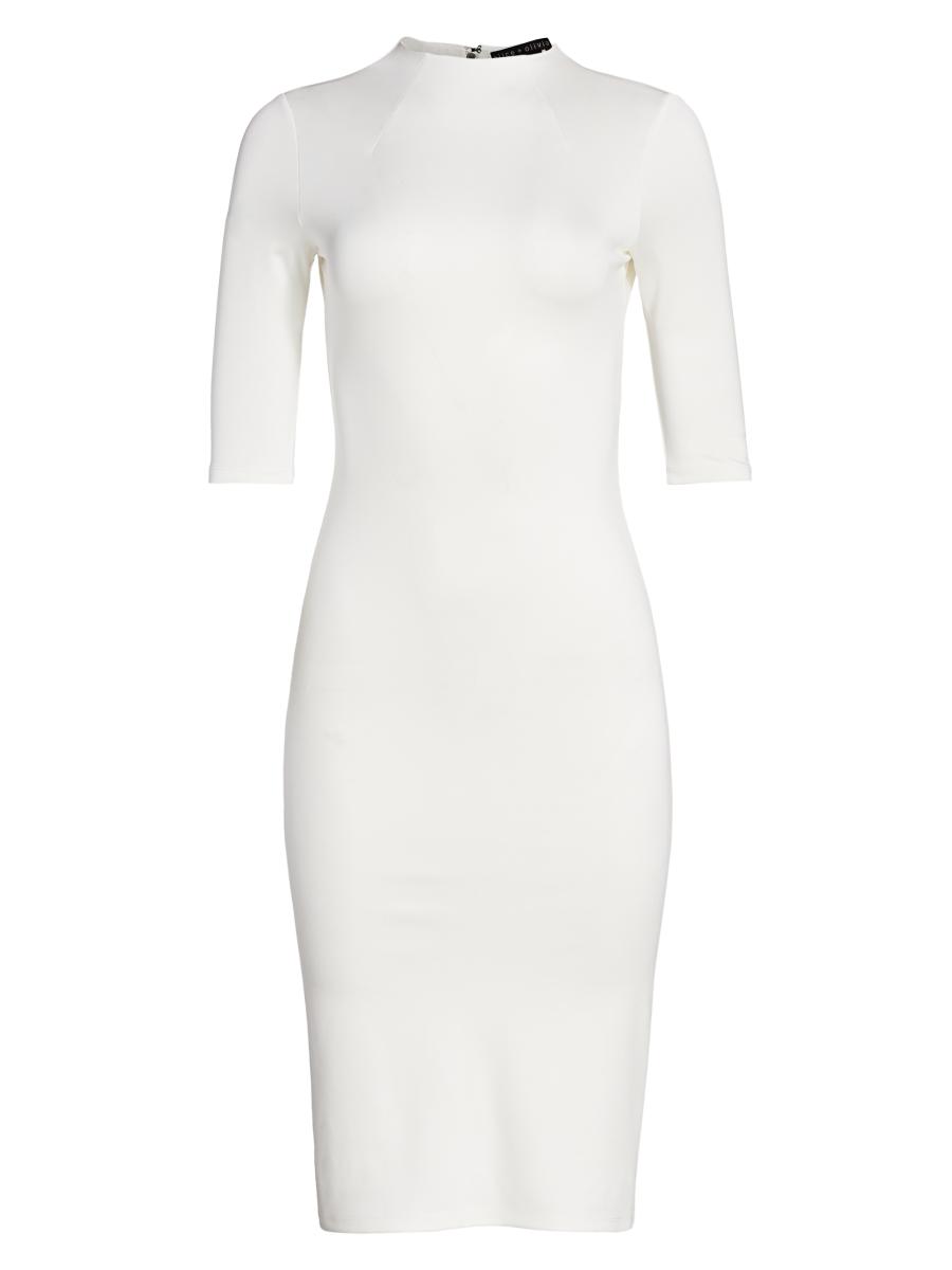 ALICE + OLIVIA Delora Knit Bodycon Dress | Saks Fifth Avenue