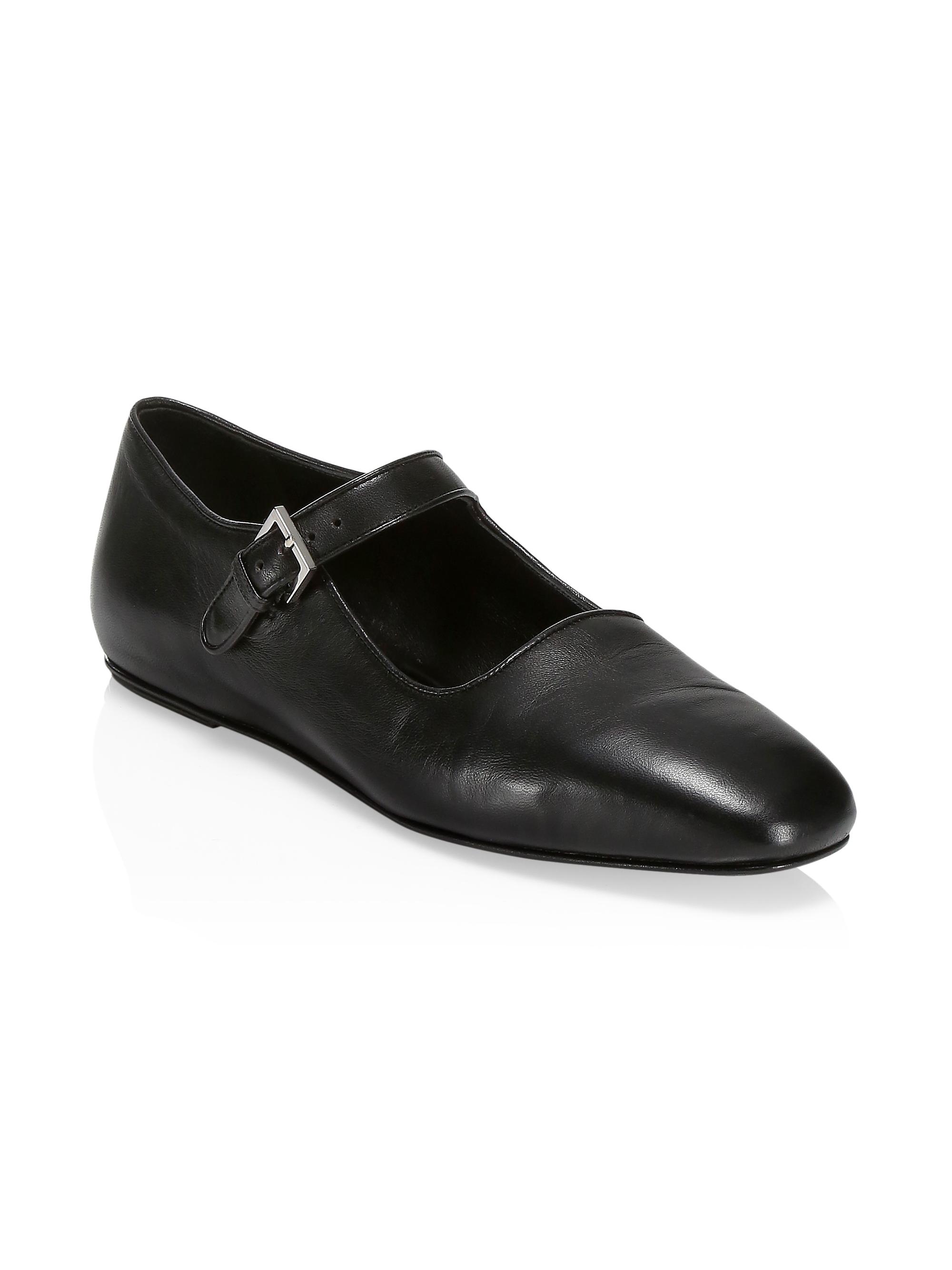 The Row Ava Leather Flats | Saks Fifth Avenue