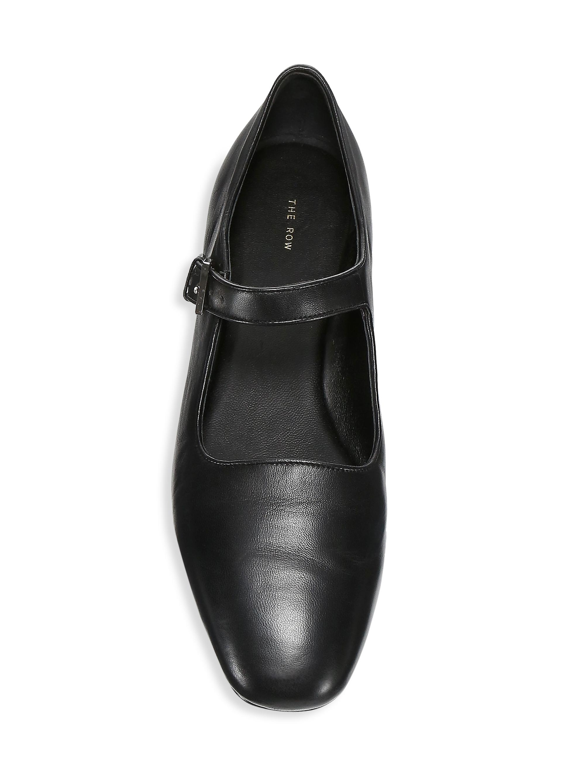 The Row Ava Leather Flats Saks Fifth Avenue