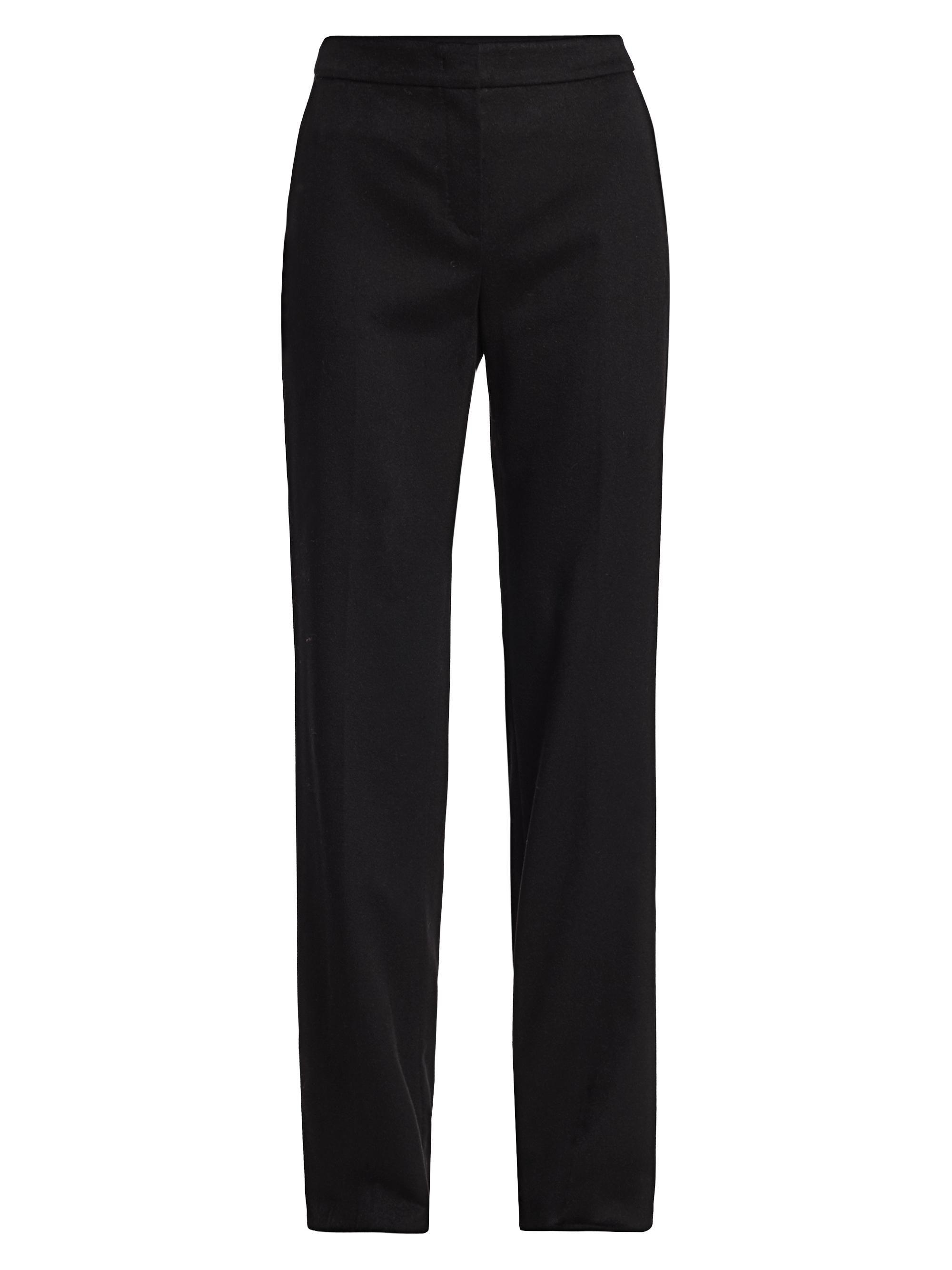 Max Mara Women's Pescia Camel Wool Pants - Black