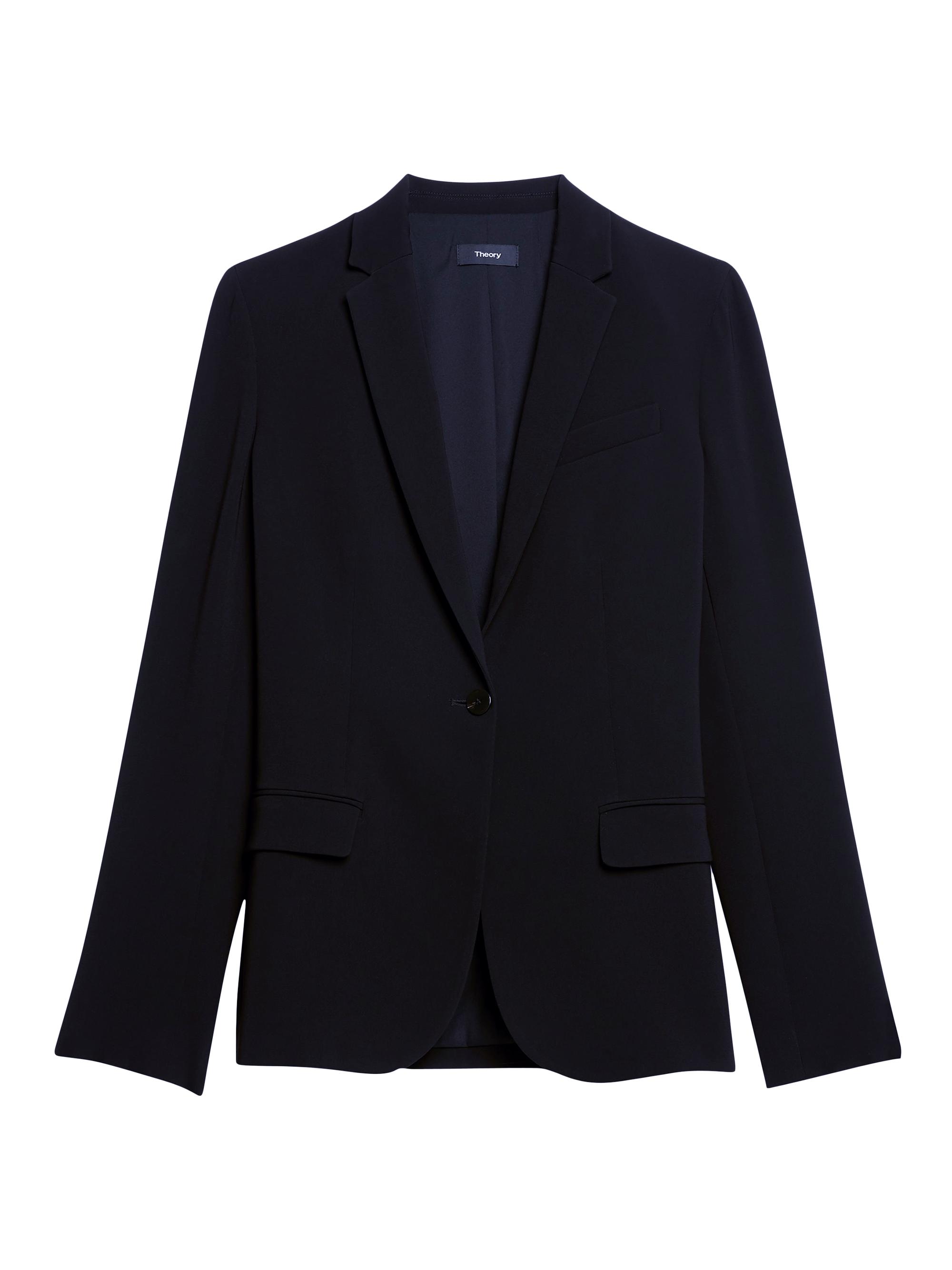 Theory Classic Crepe Casual Blazer サイズ2 Theory Staple Classic Crepe Single-Button Blazer | Saks Fifth Avenue