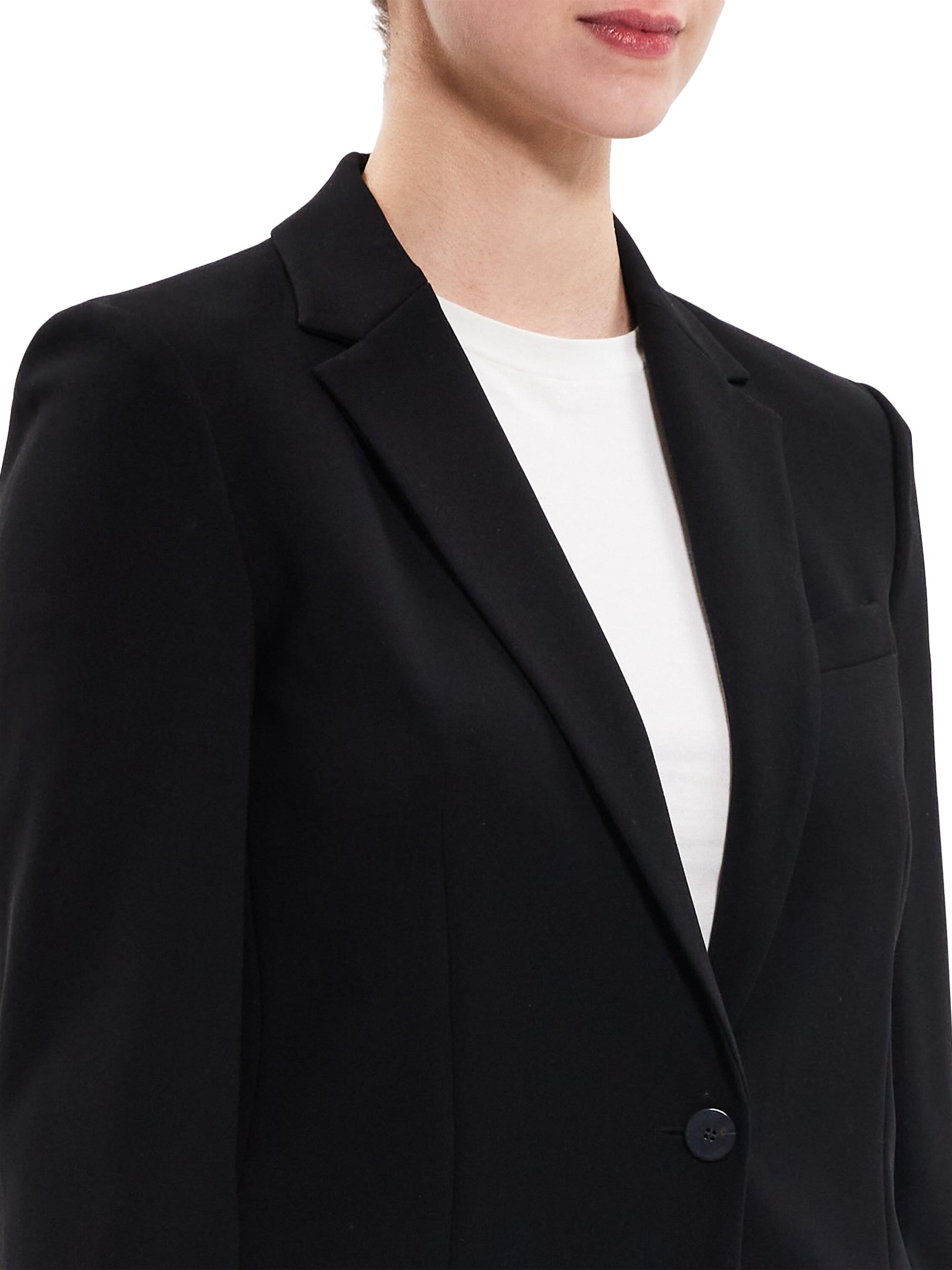 Theory Staple Classic Crepe Single-Button Blazer | Saks Fifth Avenue