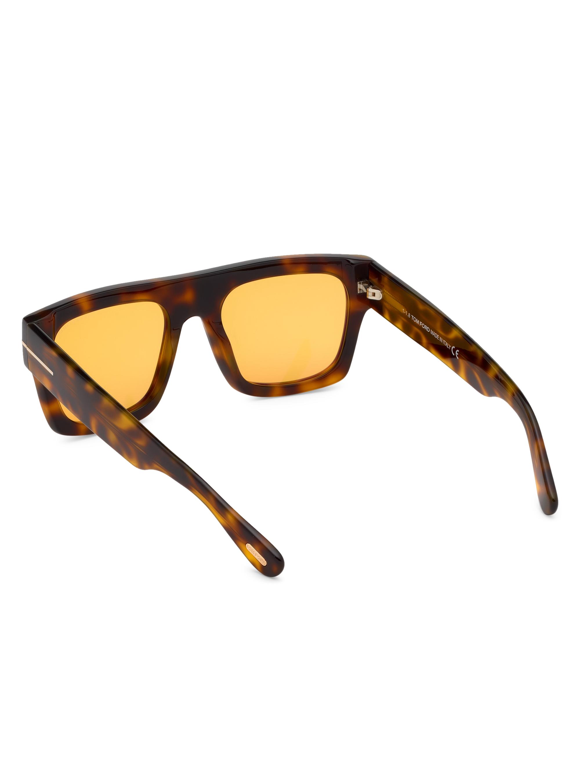 TOM FORD Fausto 53MM Square Sunglasses | Saks Fifth Avenue