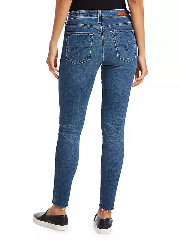 Farrah High-Rise Stretch Skinny Ankle Jeans