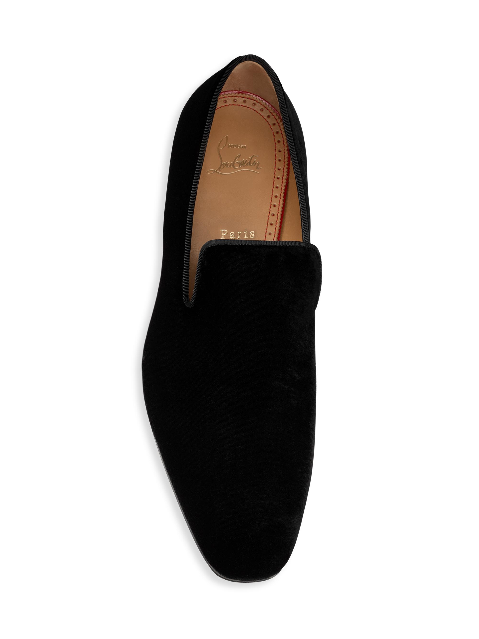 Christian Louboutin Dandelion Velvet Flats | Saks Fifth Avenue