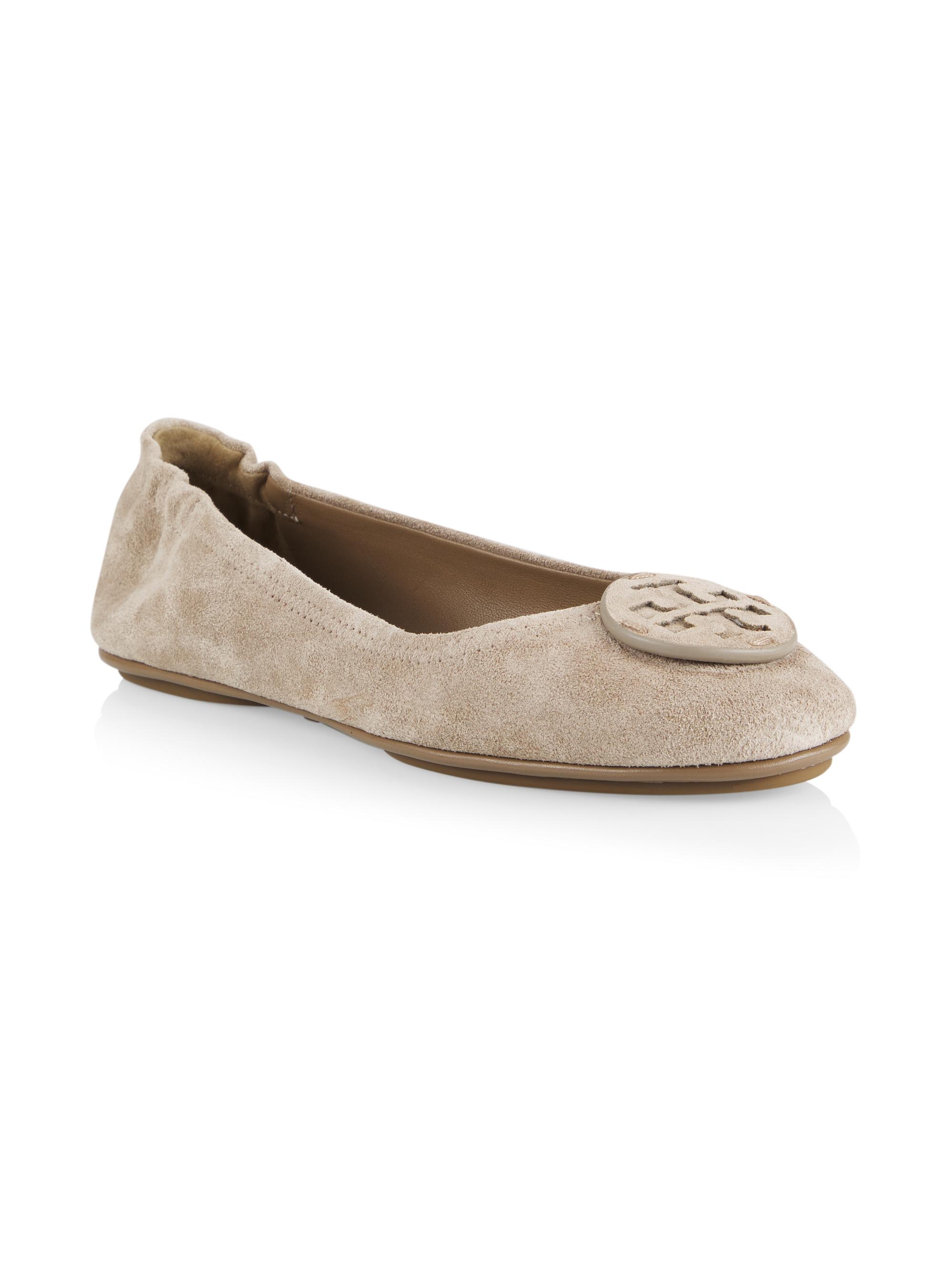 Tory Burch Minnie Suede Ballet Flats Saks Fifth Avenue
