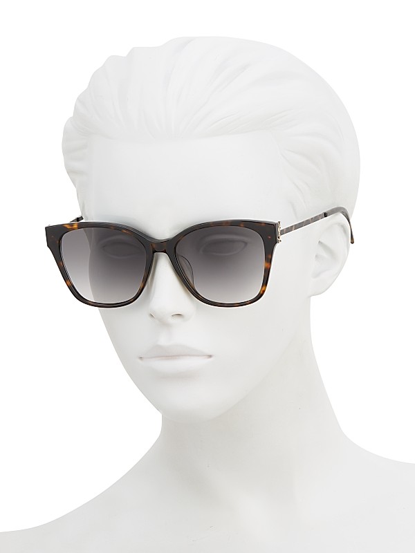 Saint Laurent 56MM Square Sunglasses | Saks Fifth Avenue Saint Laurent 56MM Square Sunglasses | Saks Fifth Avenue