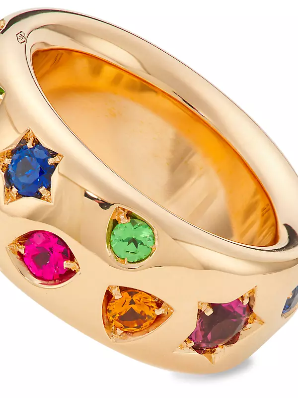 18kt rose gold Iconica Premium diamond ring