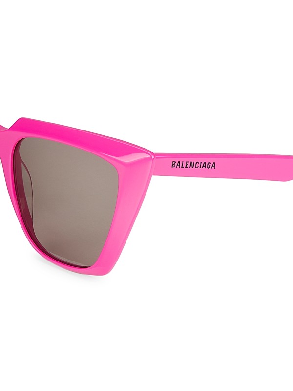 Shop Balenciaga 55MM Squared Cat-Eye Sunglasses | Saks Fifth Shop Balenciaga 55MM Squared Cat-Eye Sunglasses | Saks Fifth