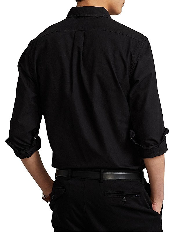 Shop Polo Ralph Lauren Garment-Dyed Classic-Fit Oxford Shirt Shop Polo Ralph Lauren Garment-Dyed Classic-Fit Oxford Shirt
