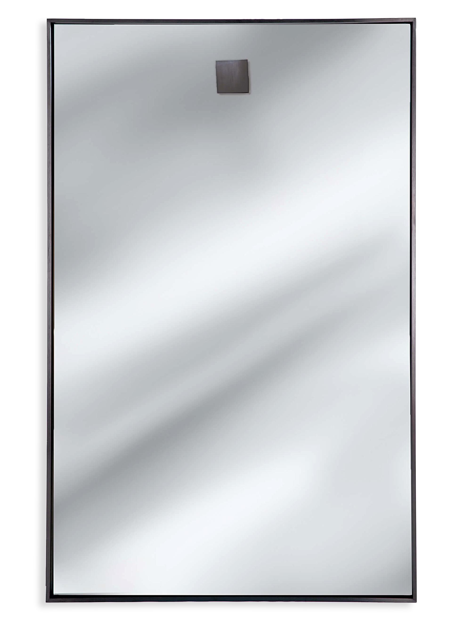 Regina Andrew Hanging Rectangle Mirror - Steel