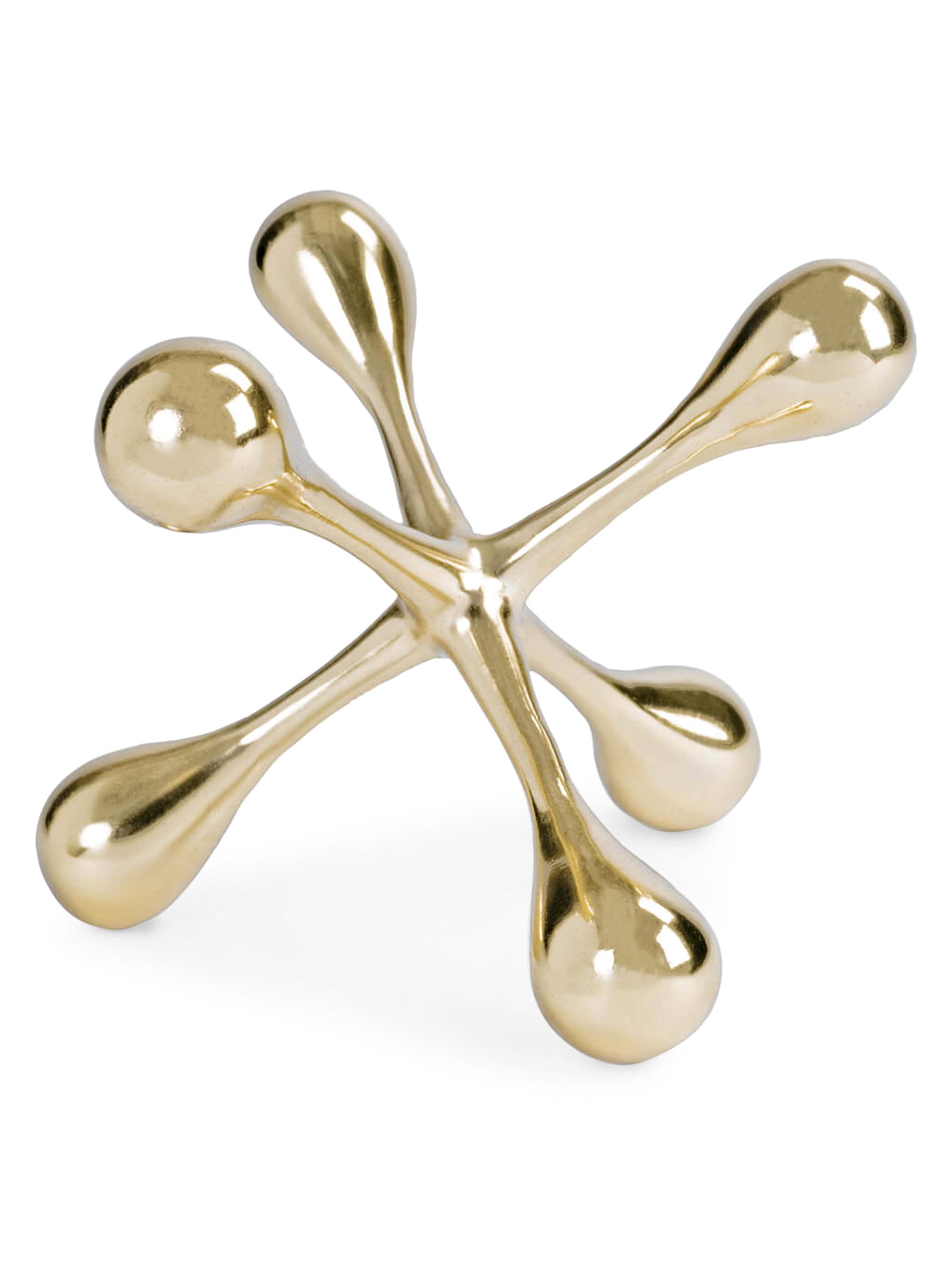 Regina Andrew Large Modern Jack Accent Piece - Gold