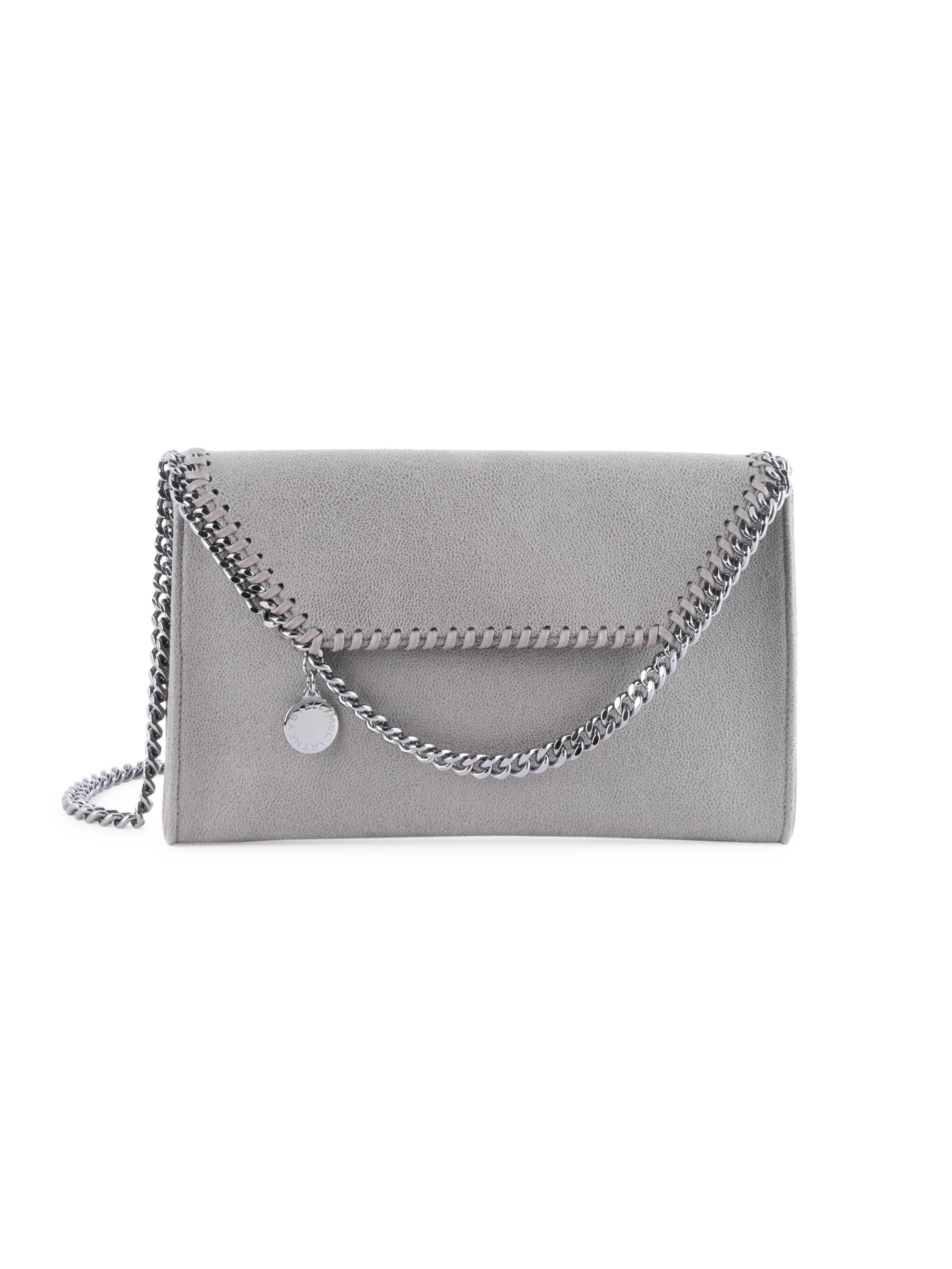 Stella McCartney Women's Mini Falabella Crossbody Bag - Light Grey
