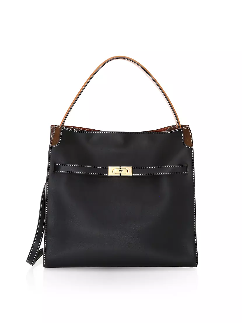 Tory Burch Lee Radziwill Leather Double Bag