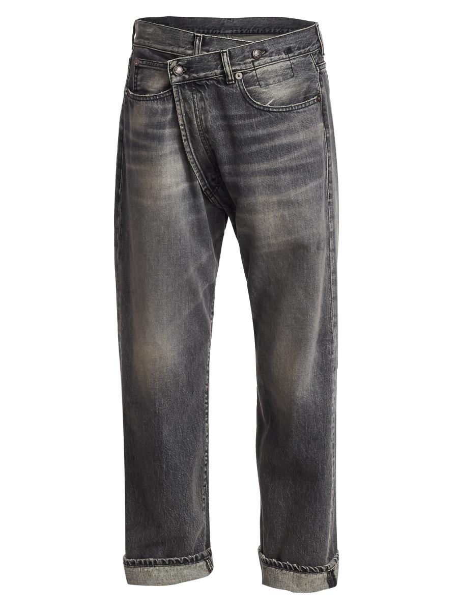 R13 Faded Crossover Jeans | Saks Fifth Avenue