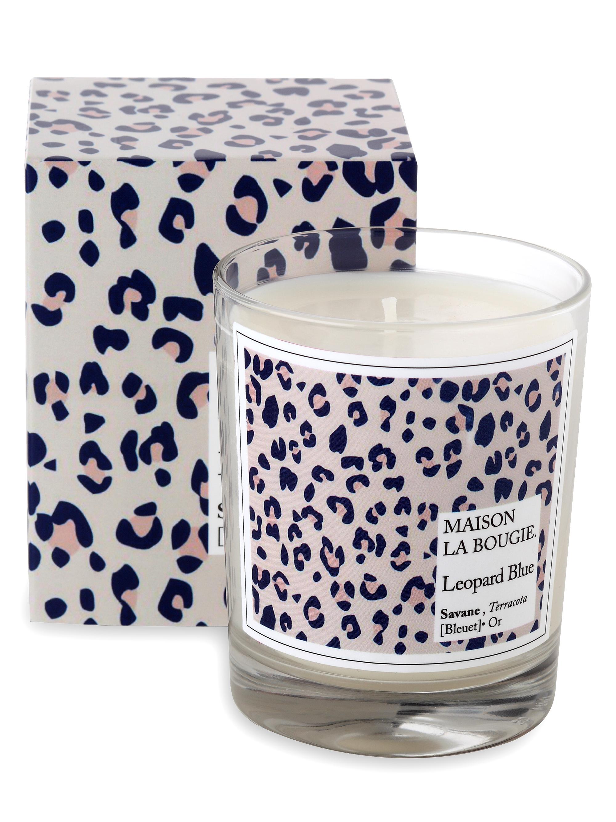 Maison La Bougie Leopard Blue Scented Candle