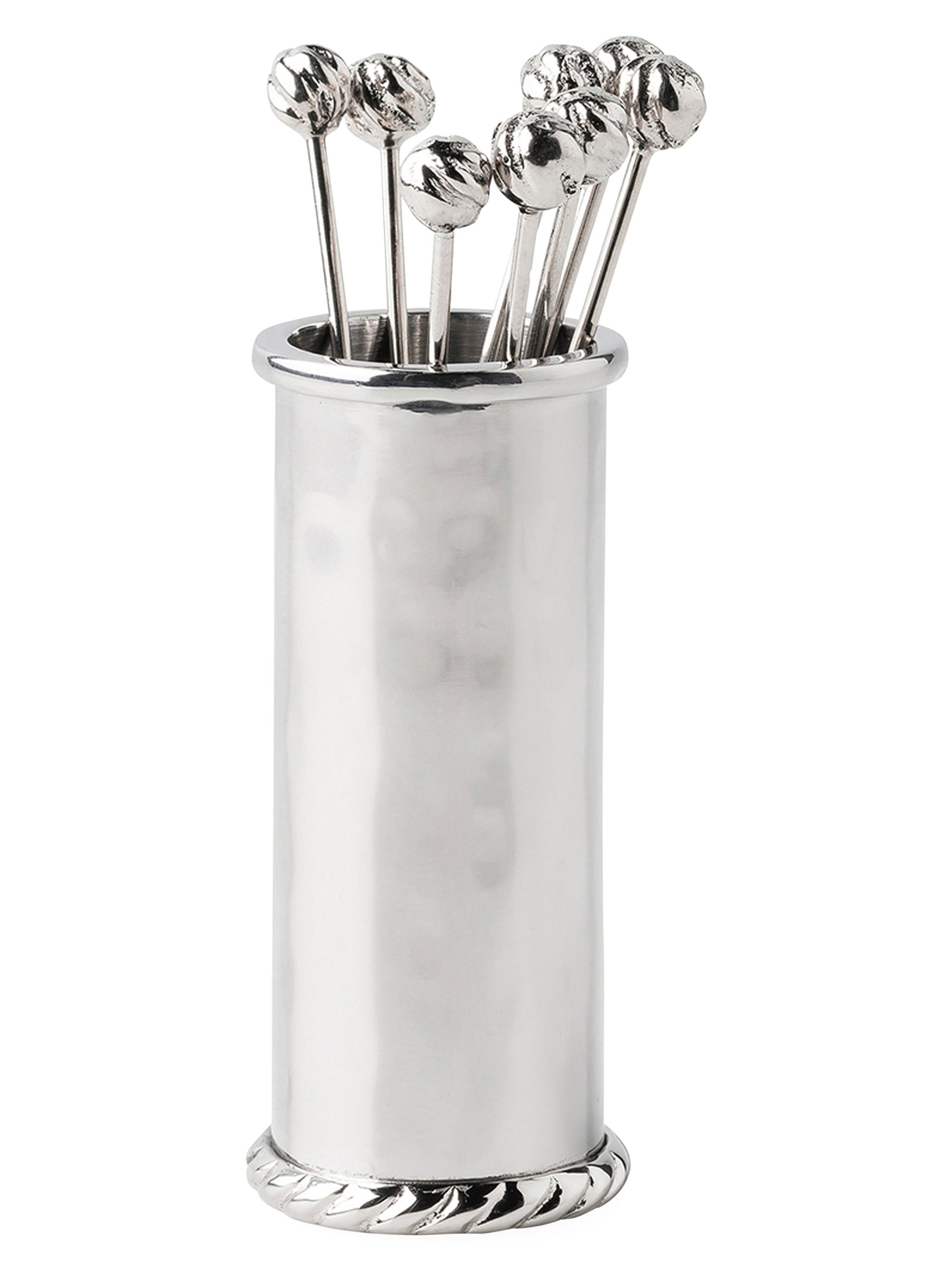 Juliska Graham Cocktail Picks & Holder