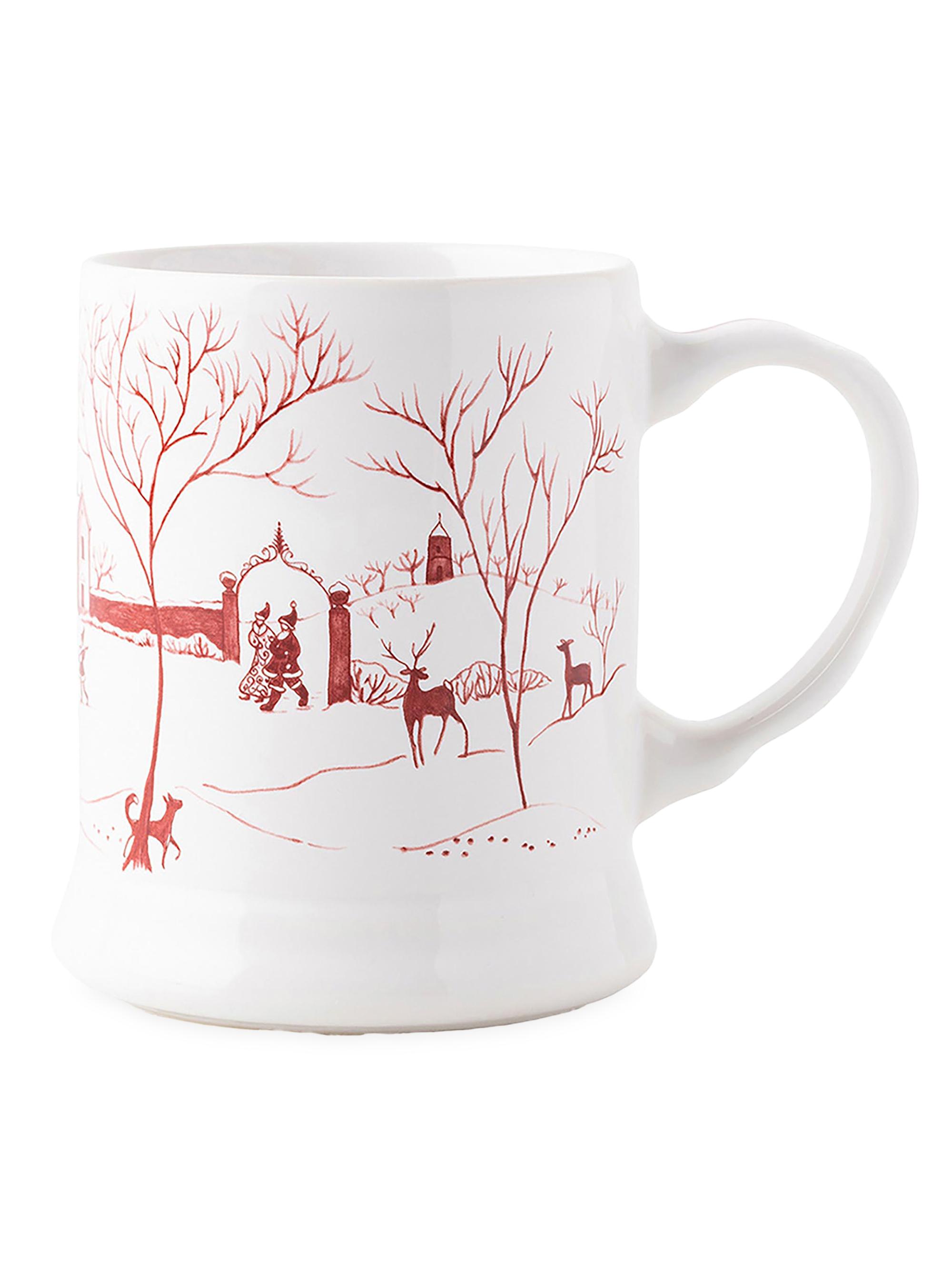 Juliska Country Estate Winter Frolic Mug - Ruby