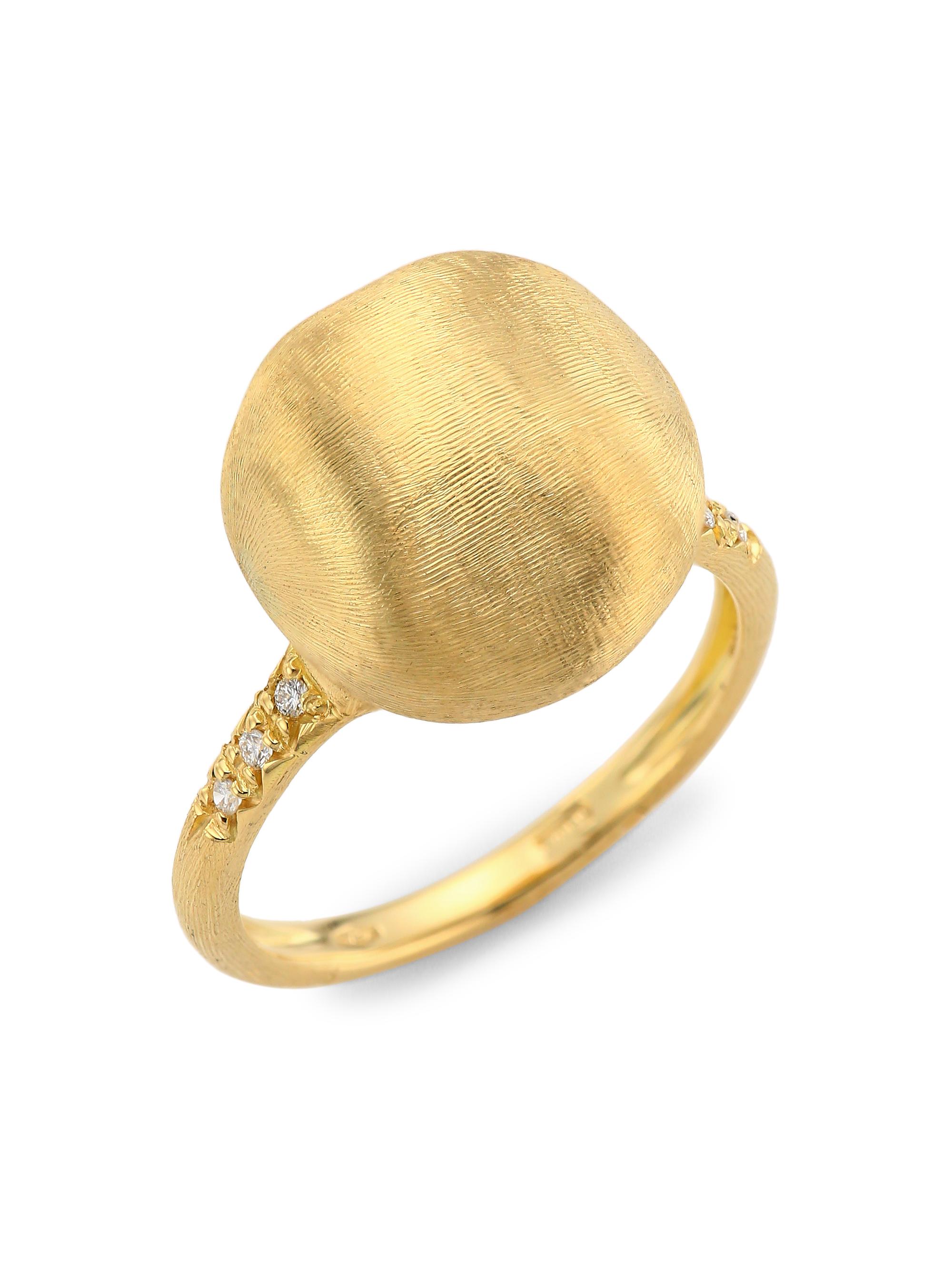 Marco Bicego Women's 18K Yellow Gold & Diamond Cocktail Ring - Gold