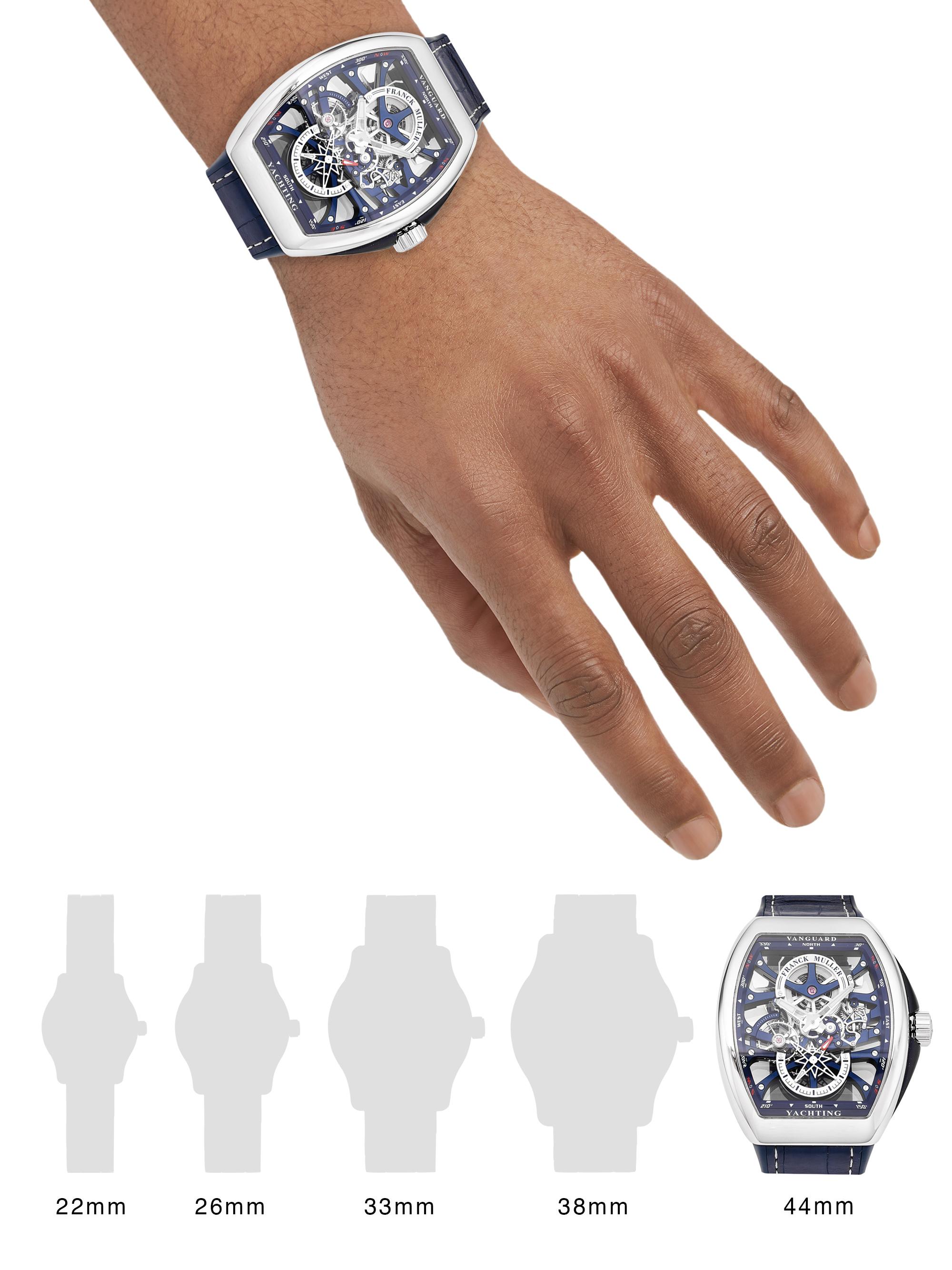 Franck Muller Vanguard Yachting Skeleton Stainless Steel Watch